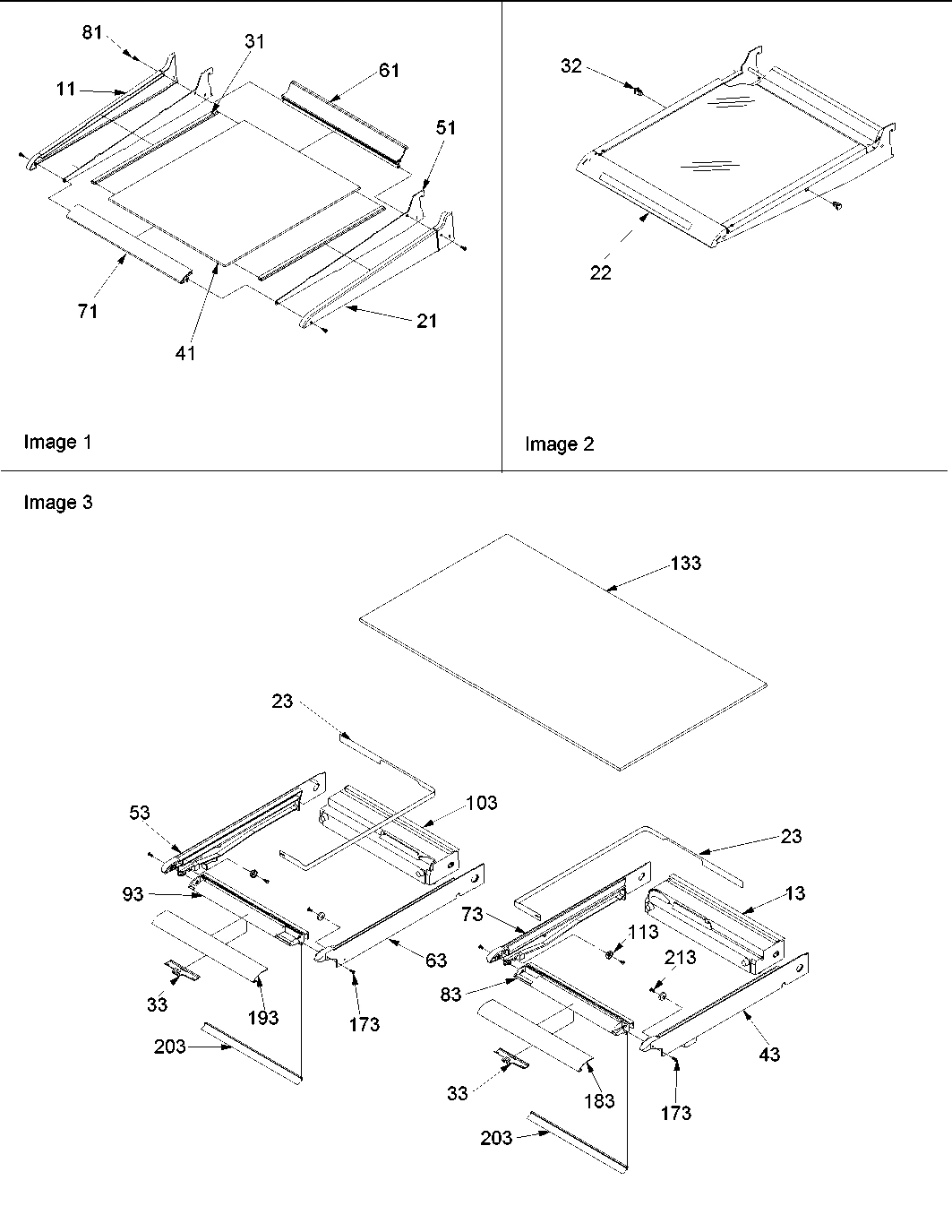 12 - Shelving & Crisper Frame Assy