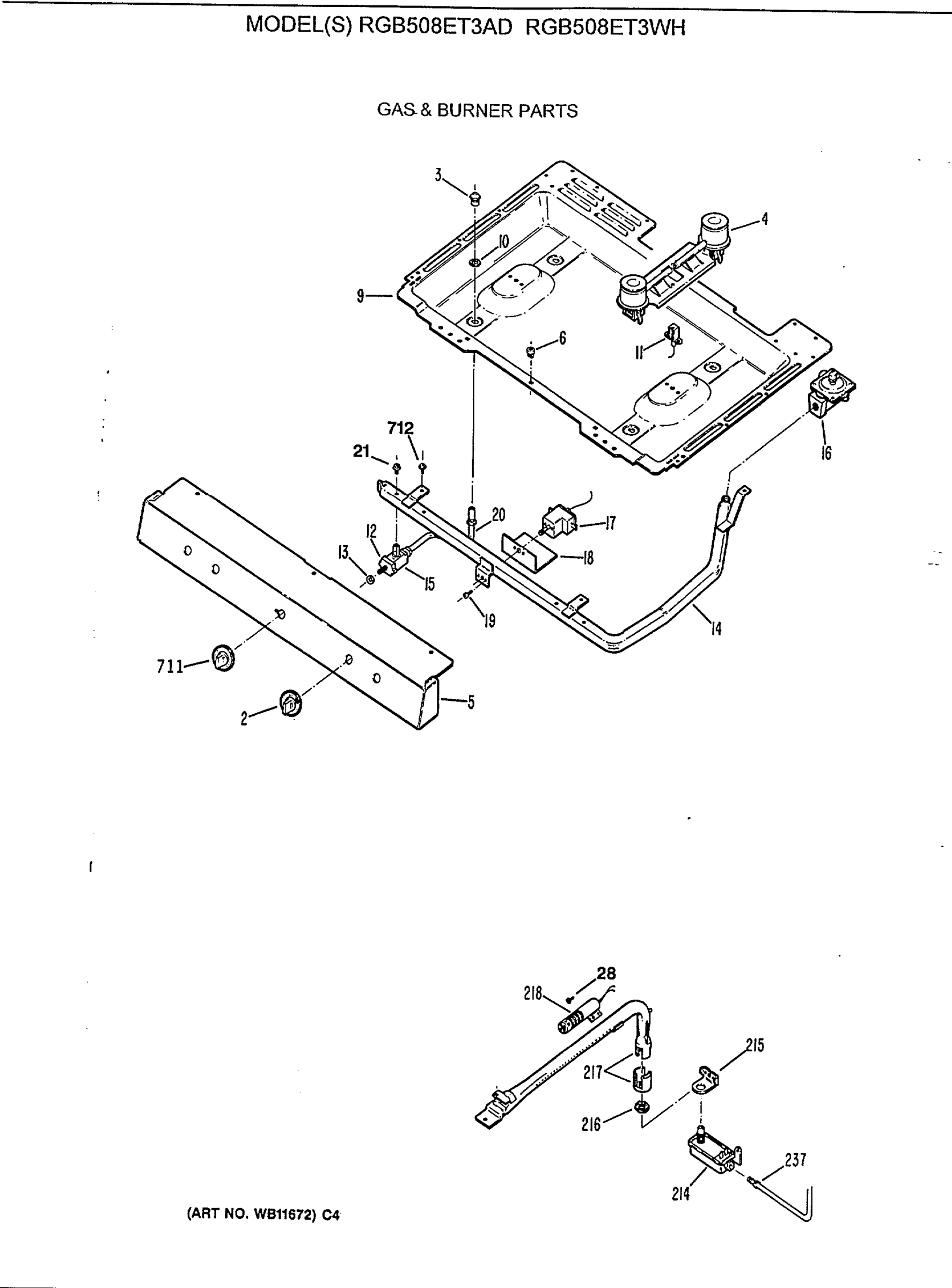 GAS & BURNER PARTS