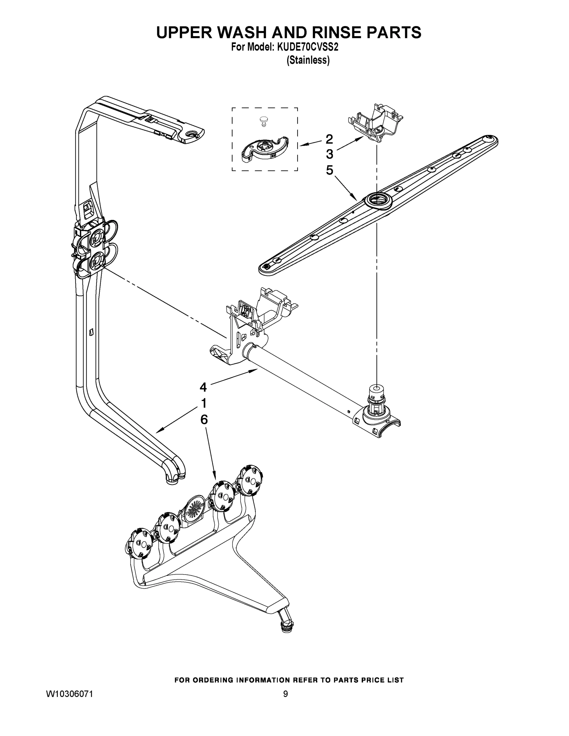 07 - UPPER WASH AND RINSE PARTS