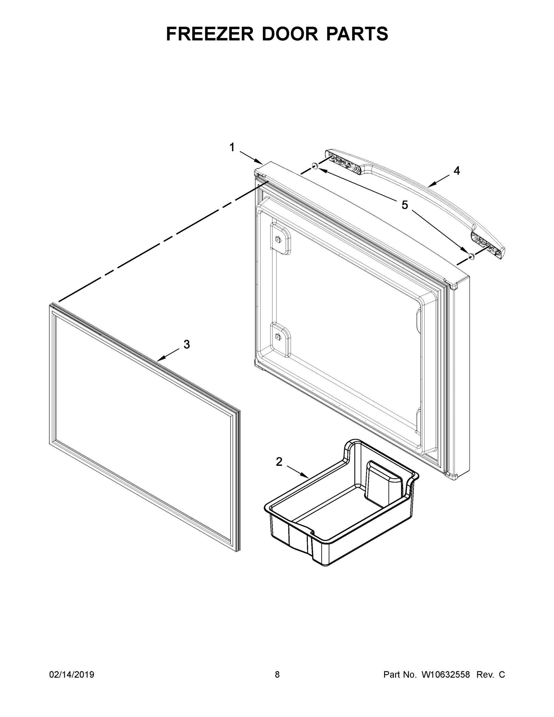 05 - FREEZER DOOR PARTS
