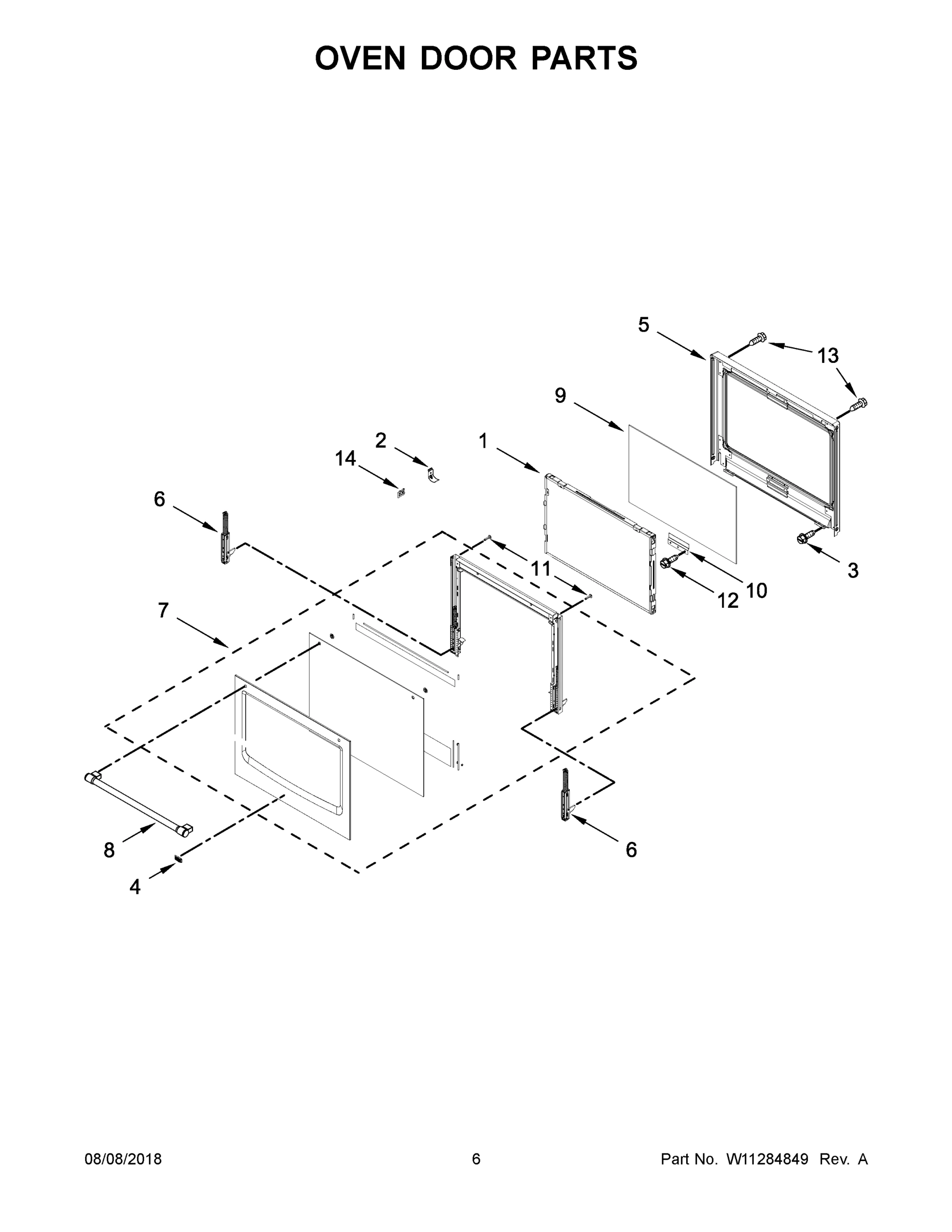 04 - OVEN DOOR PARTS
