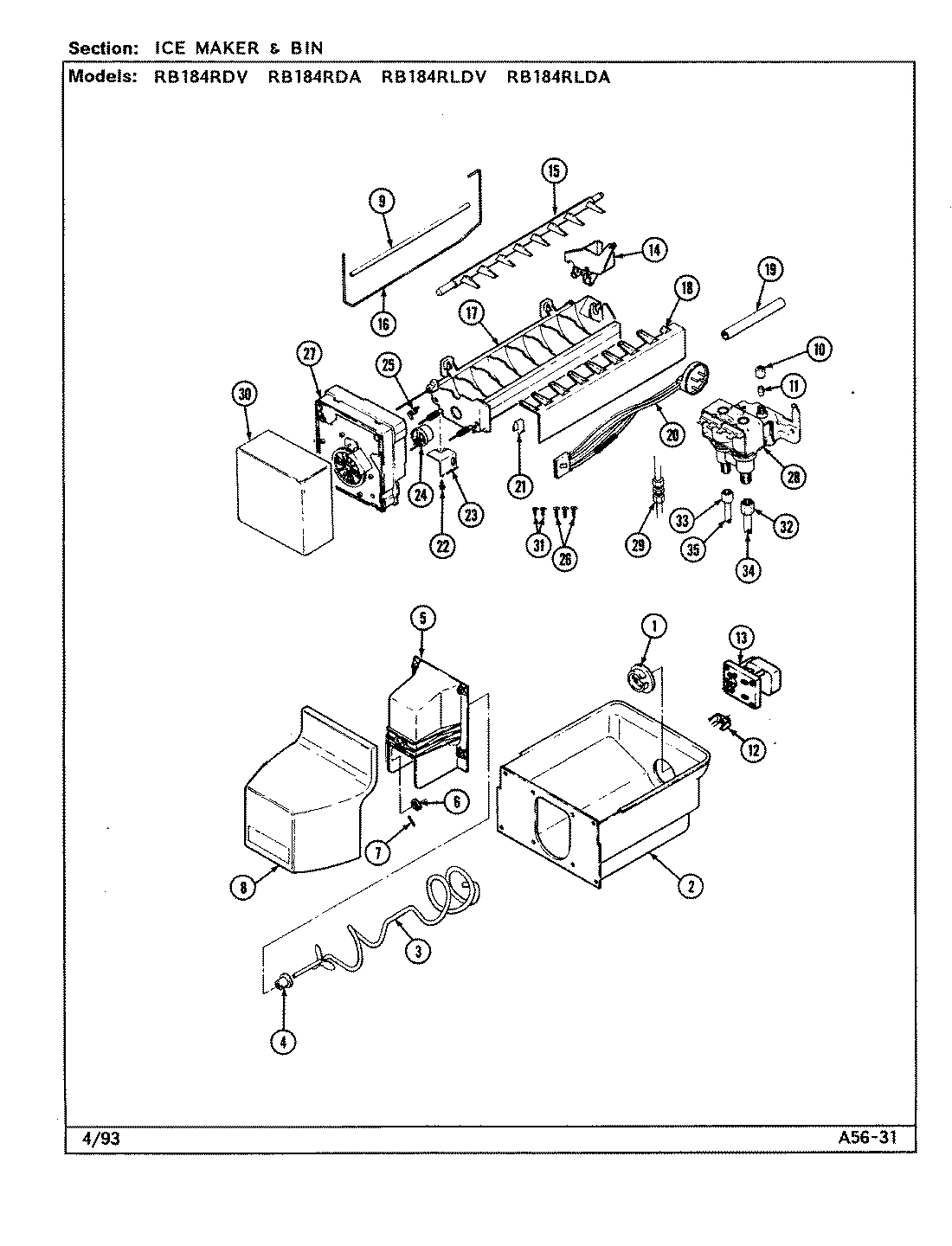 07 - ICE MAKER & BIN