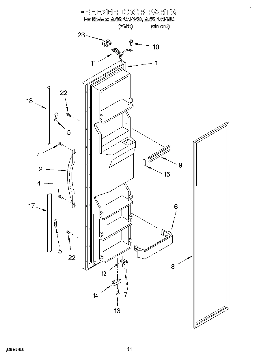 07 - FREEZER DOOR