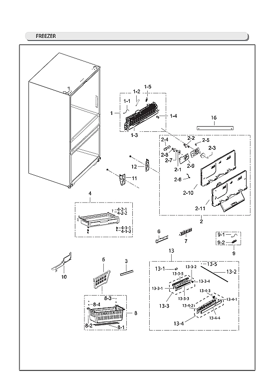 FREEZER PARTS