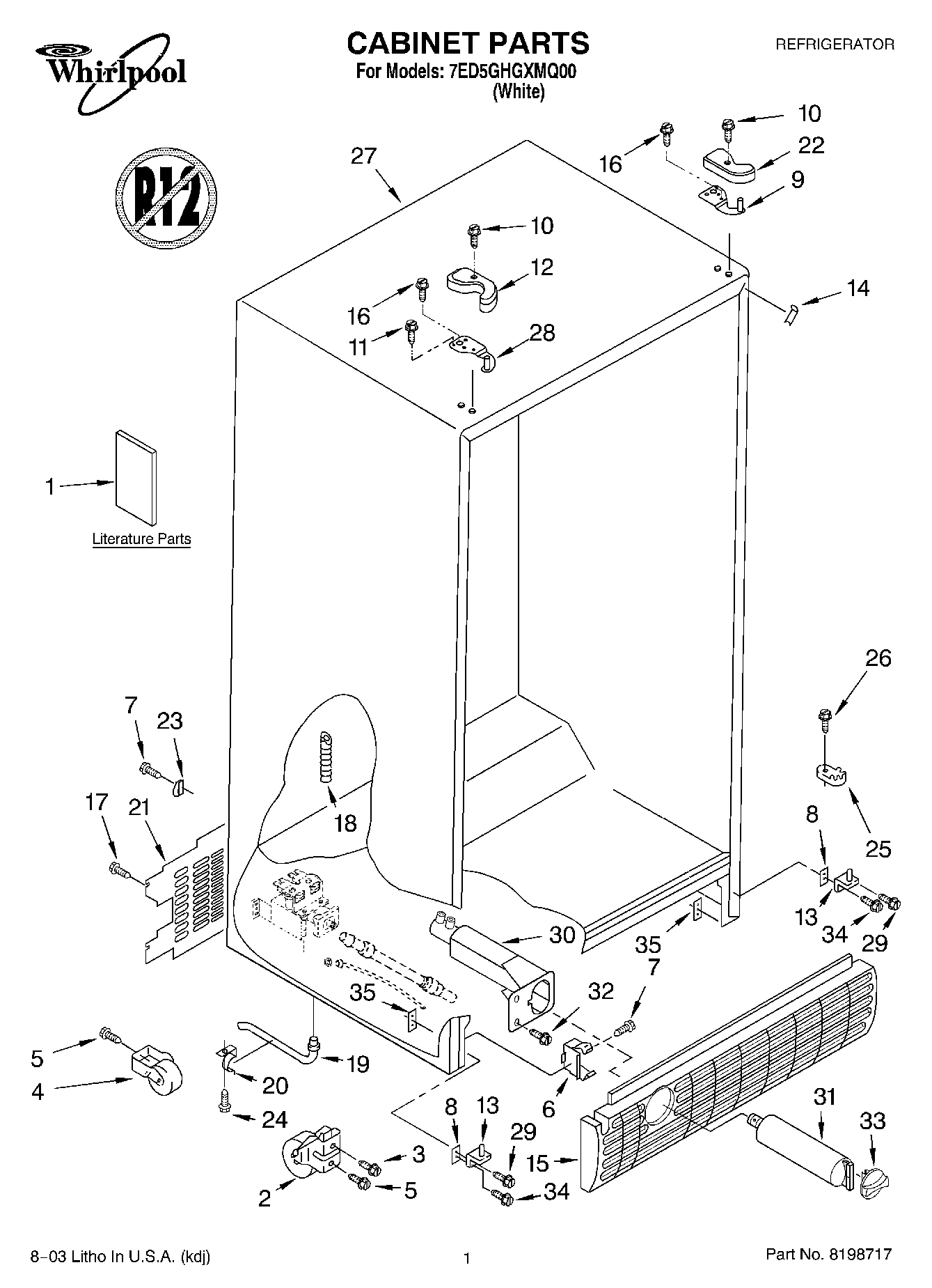 01 - CABINET PARTS