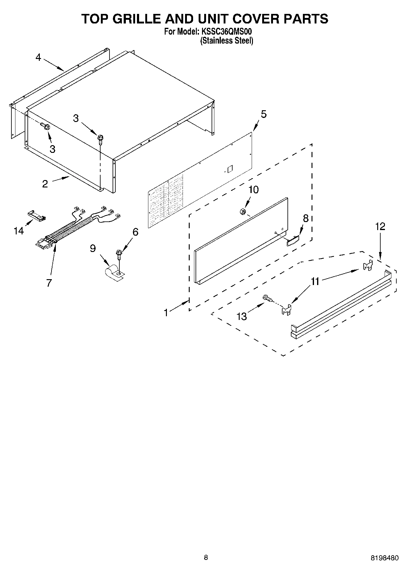 06 - TOP GRILLE AND UNIT COVER PARTS