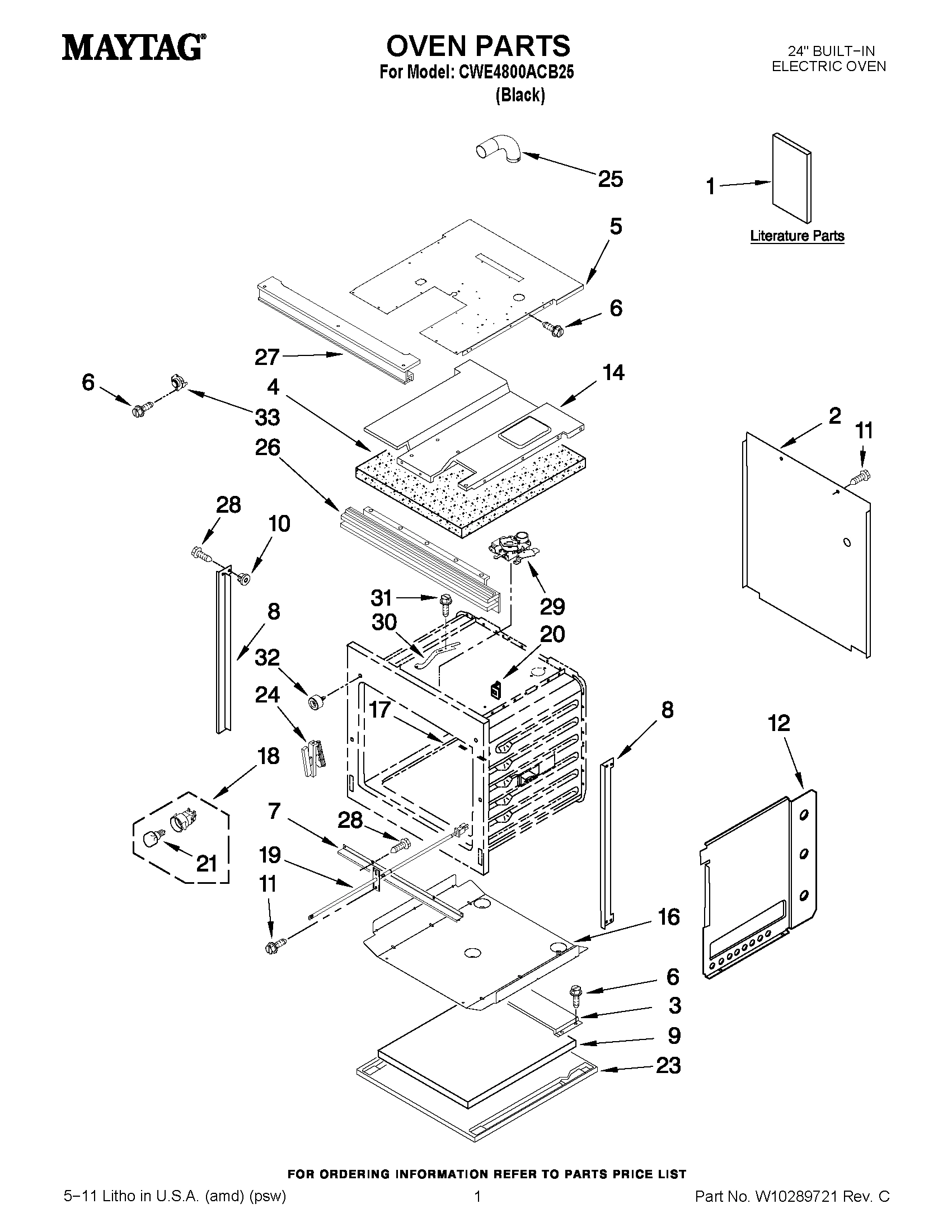 01 - OVEN PARTS