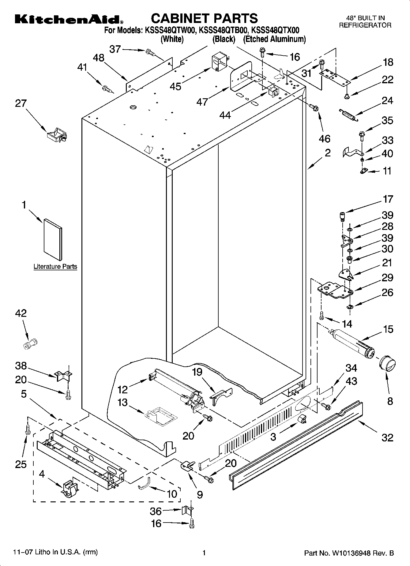 01 - CABINET PARTS