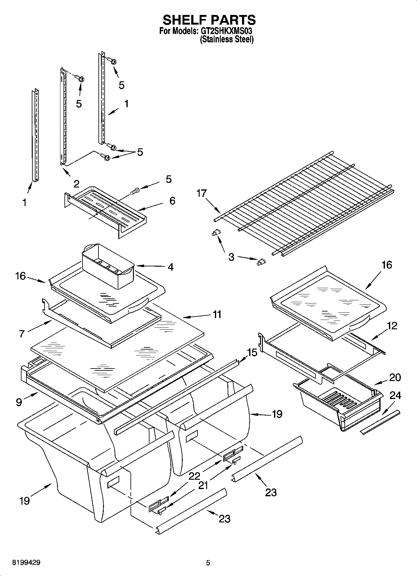 03 - SHELF PARTS
