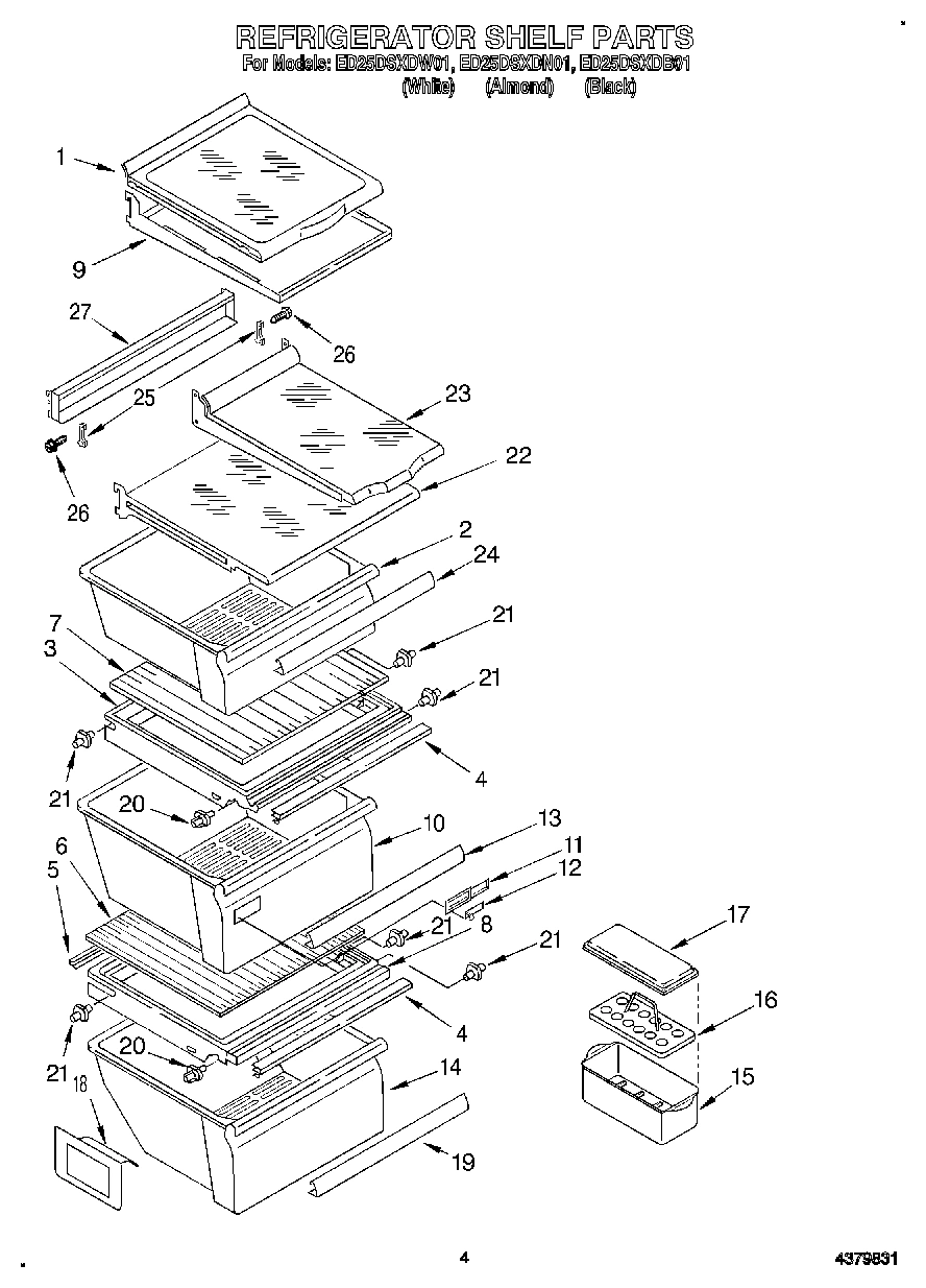 03 - REFRIGERATOR SHELF