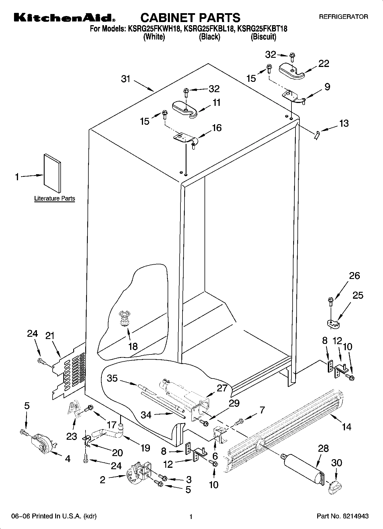 01 - CABINET PARTS