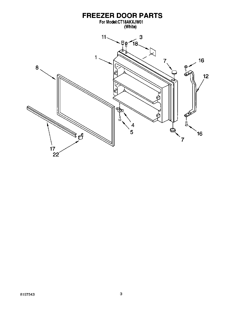 02 - FREEZER DOOR