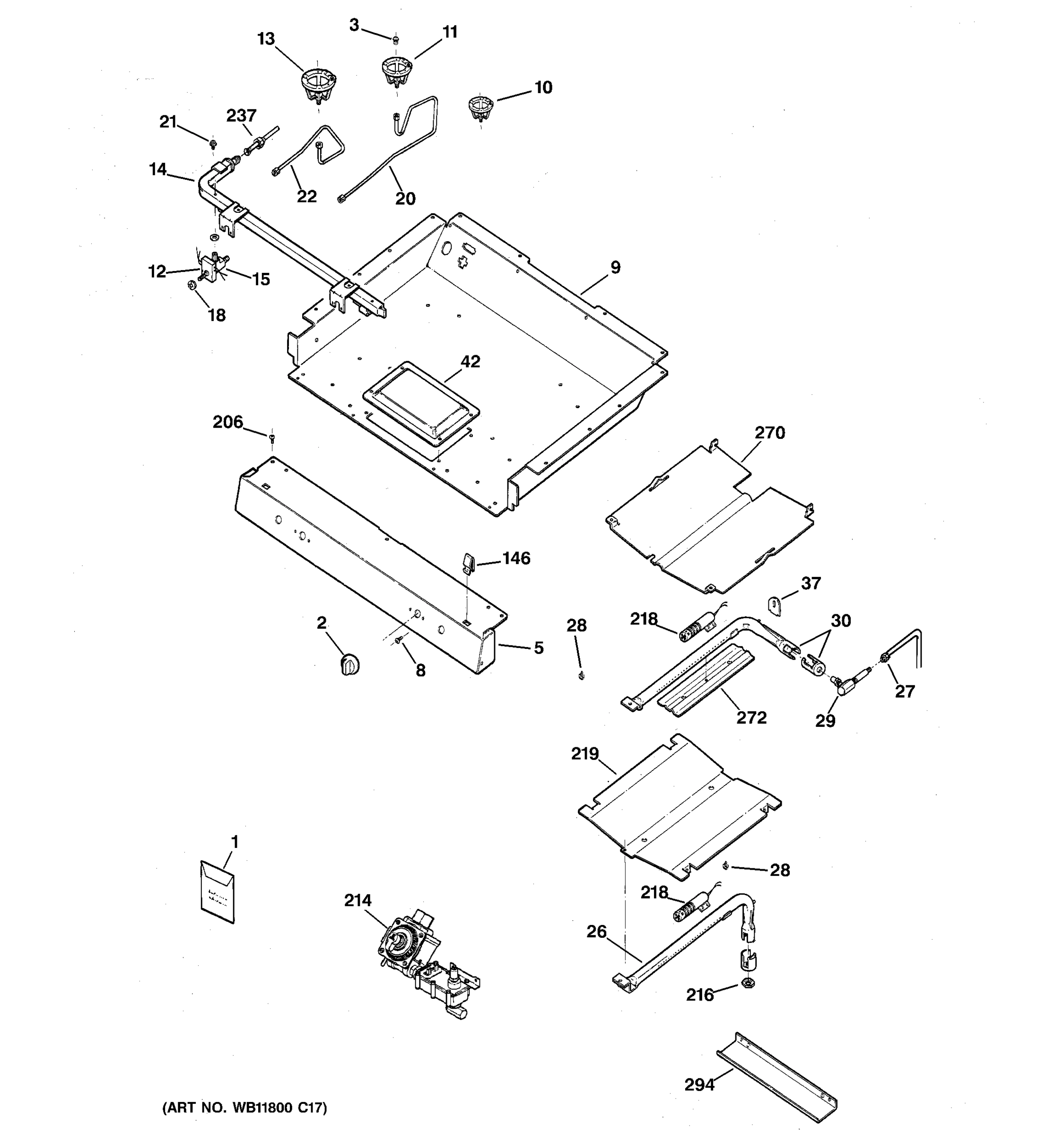 GAS & BURNER PARTS