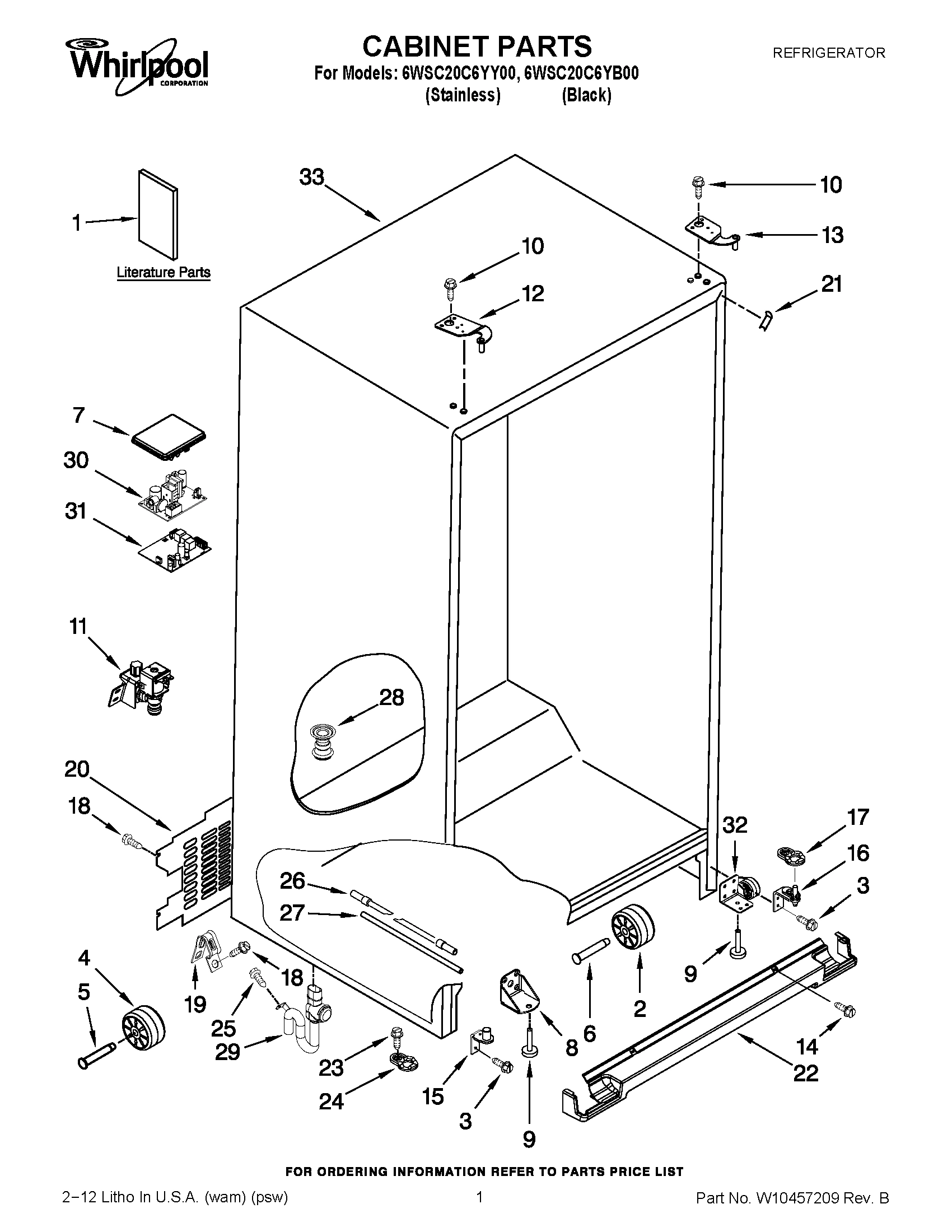 01 - CABINET PARTS