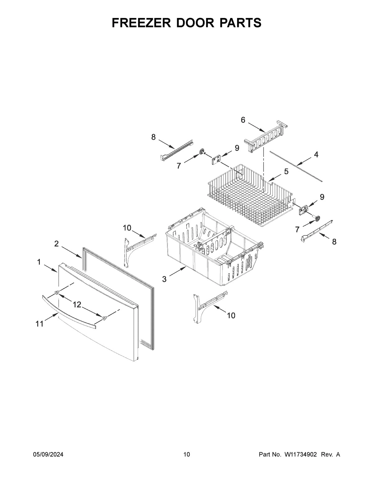 06 - FREEZER DOOR PARTS