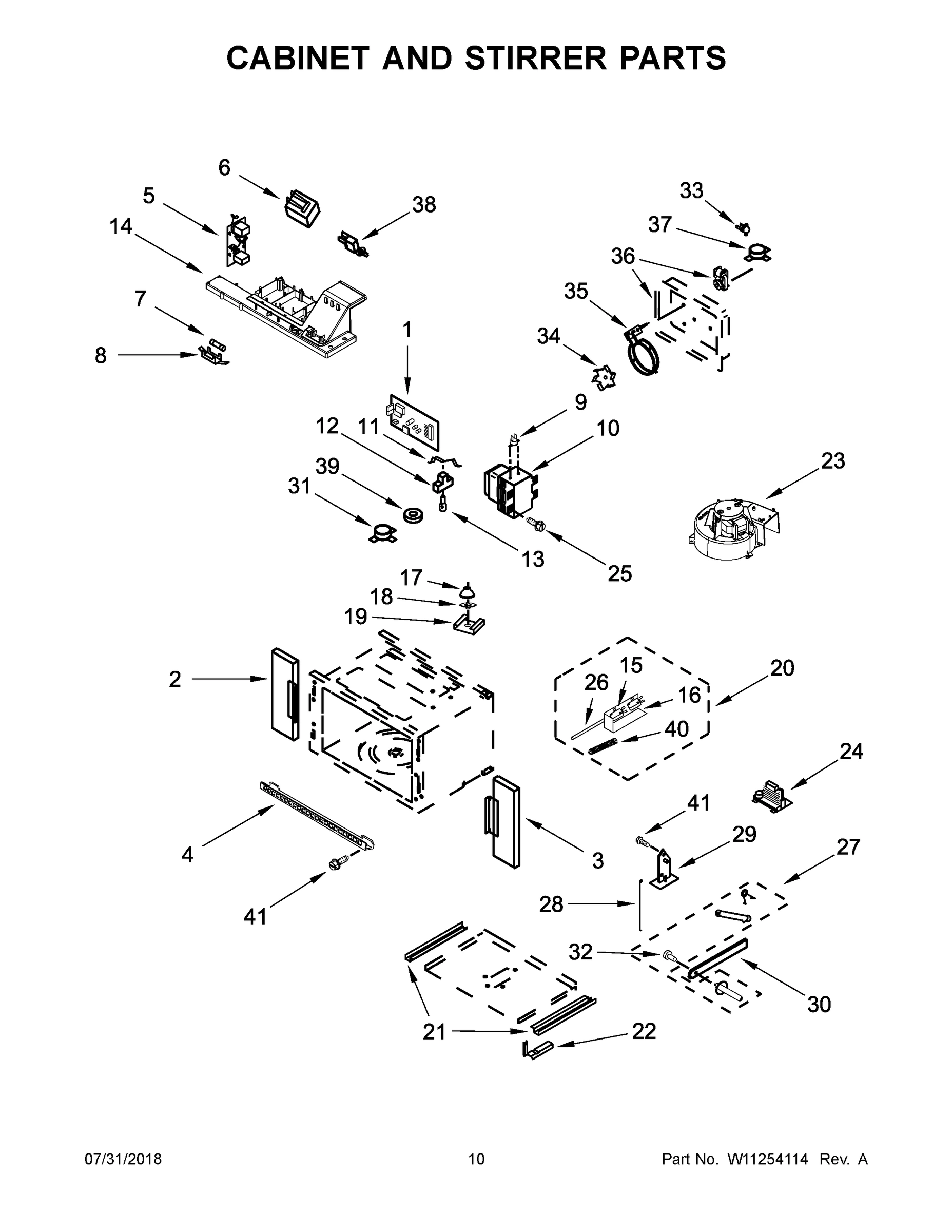 06 - CABINET AND STIRRER PARTS