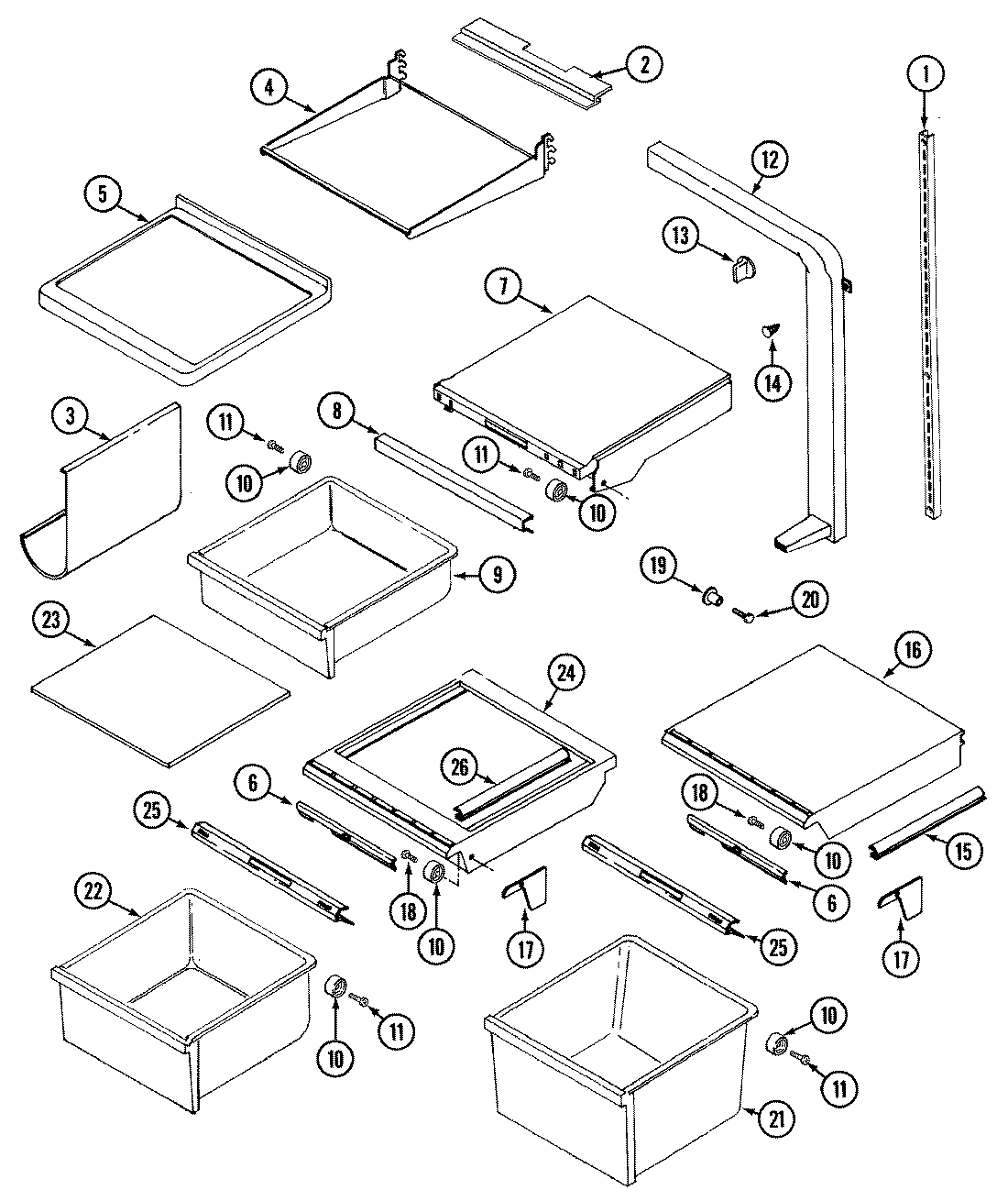 10 - SHELVES & ACCESSORIES