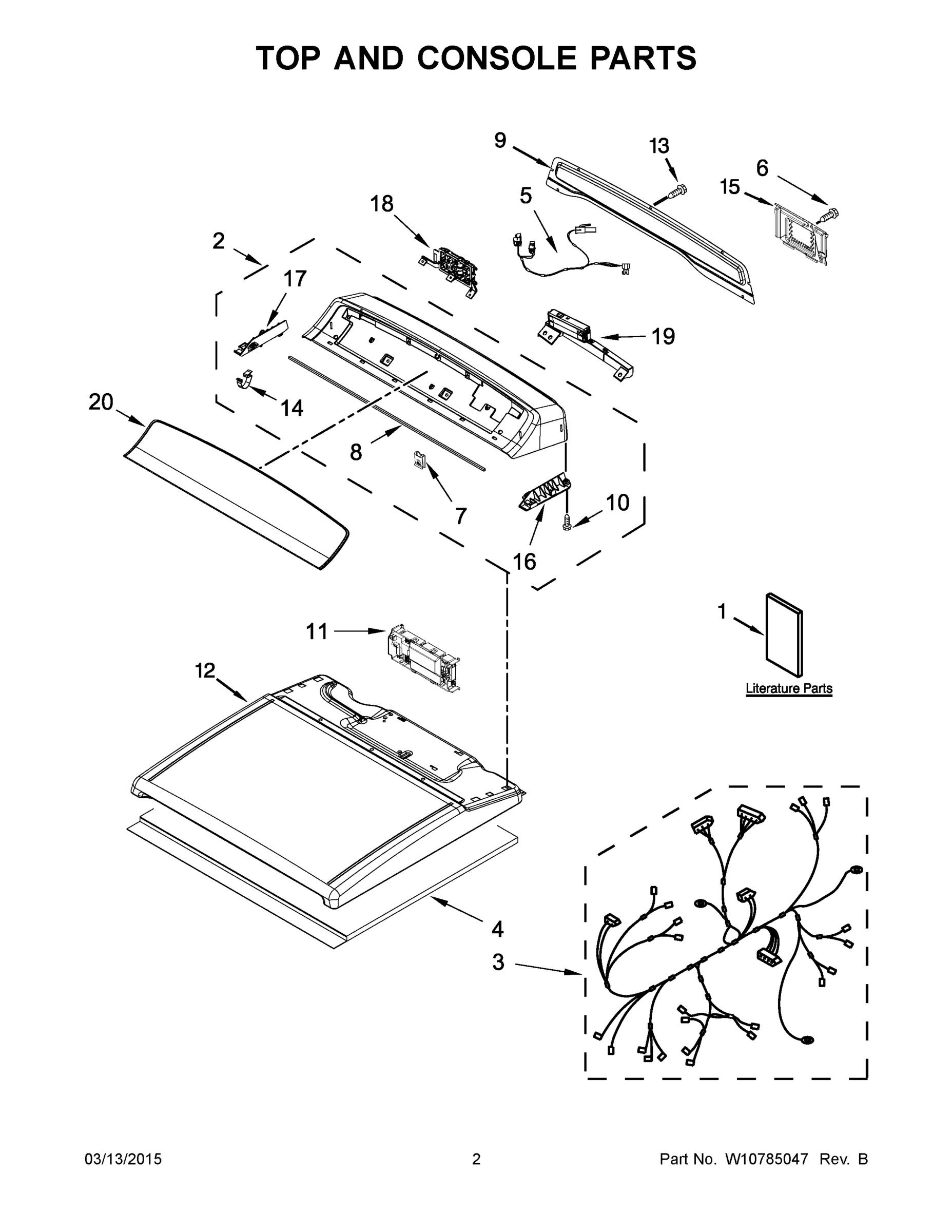 02 - TOP AND CONSOLE PARTS