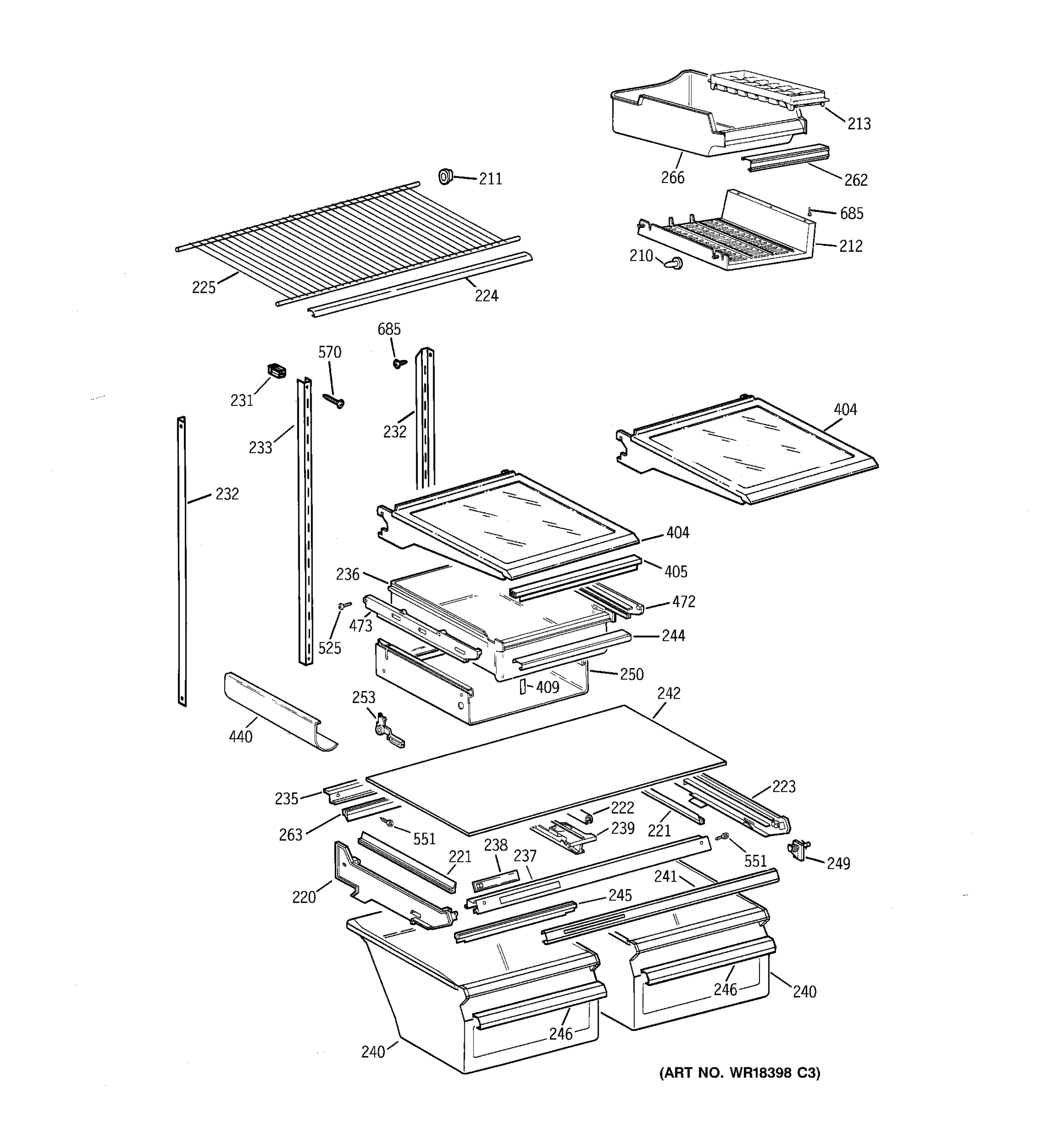 SHELF PARTS