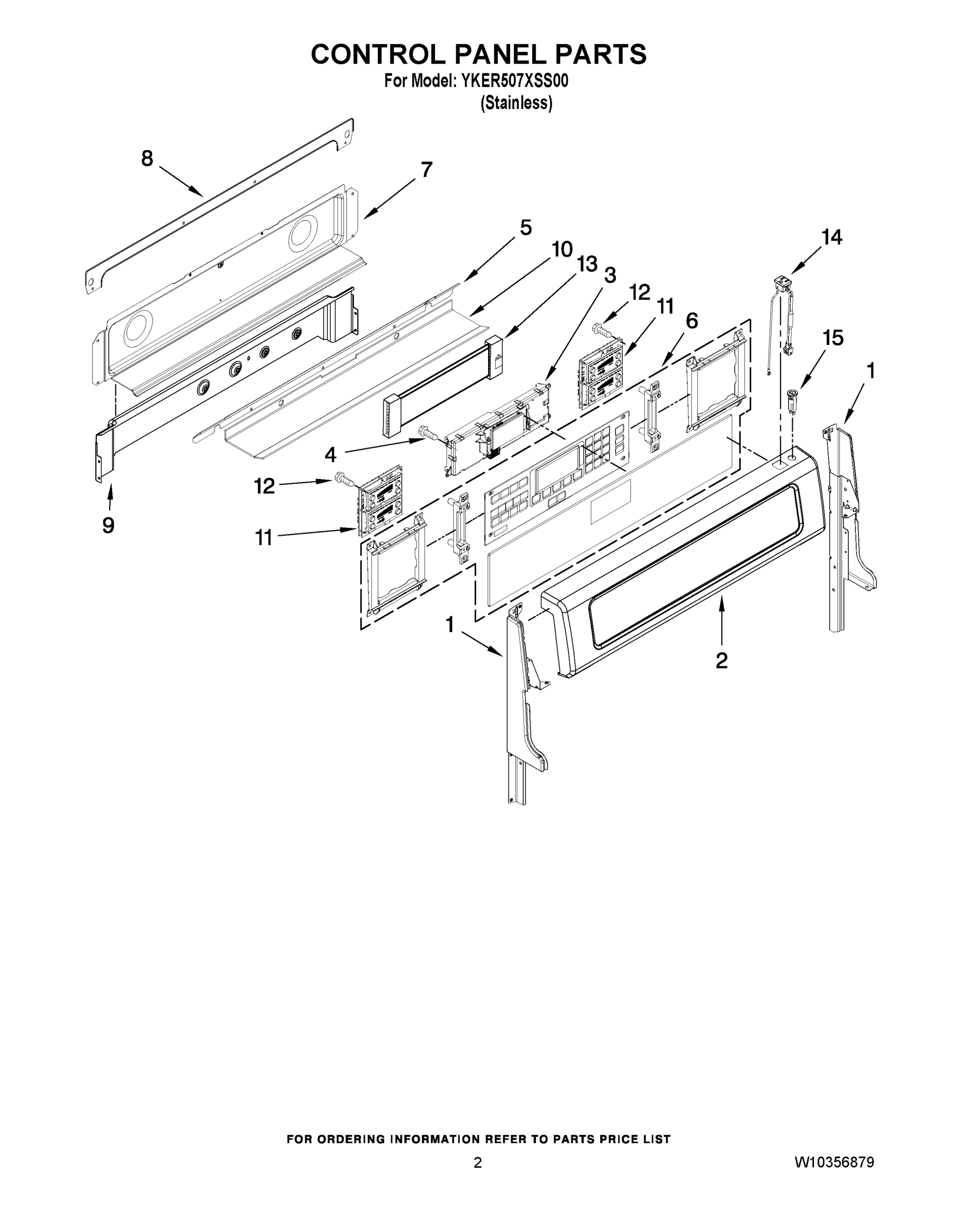 02 - CONTROL PANEL PARTS
