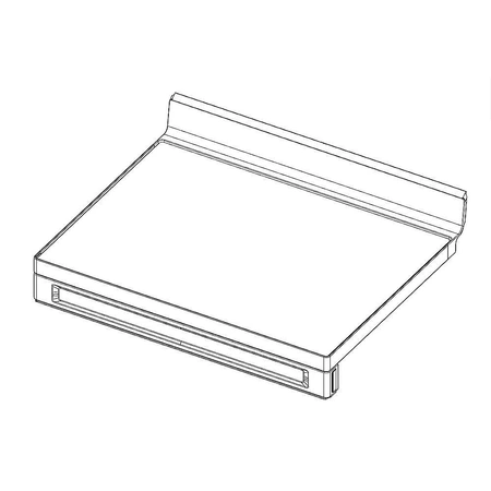 DG94-03986A Samsung Range Cooktop Frame Modul