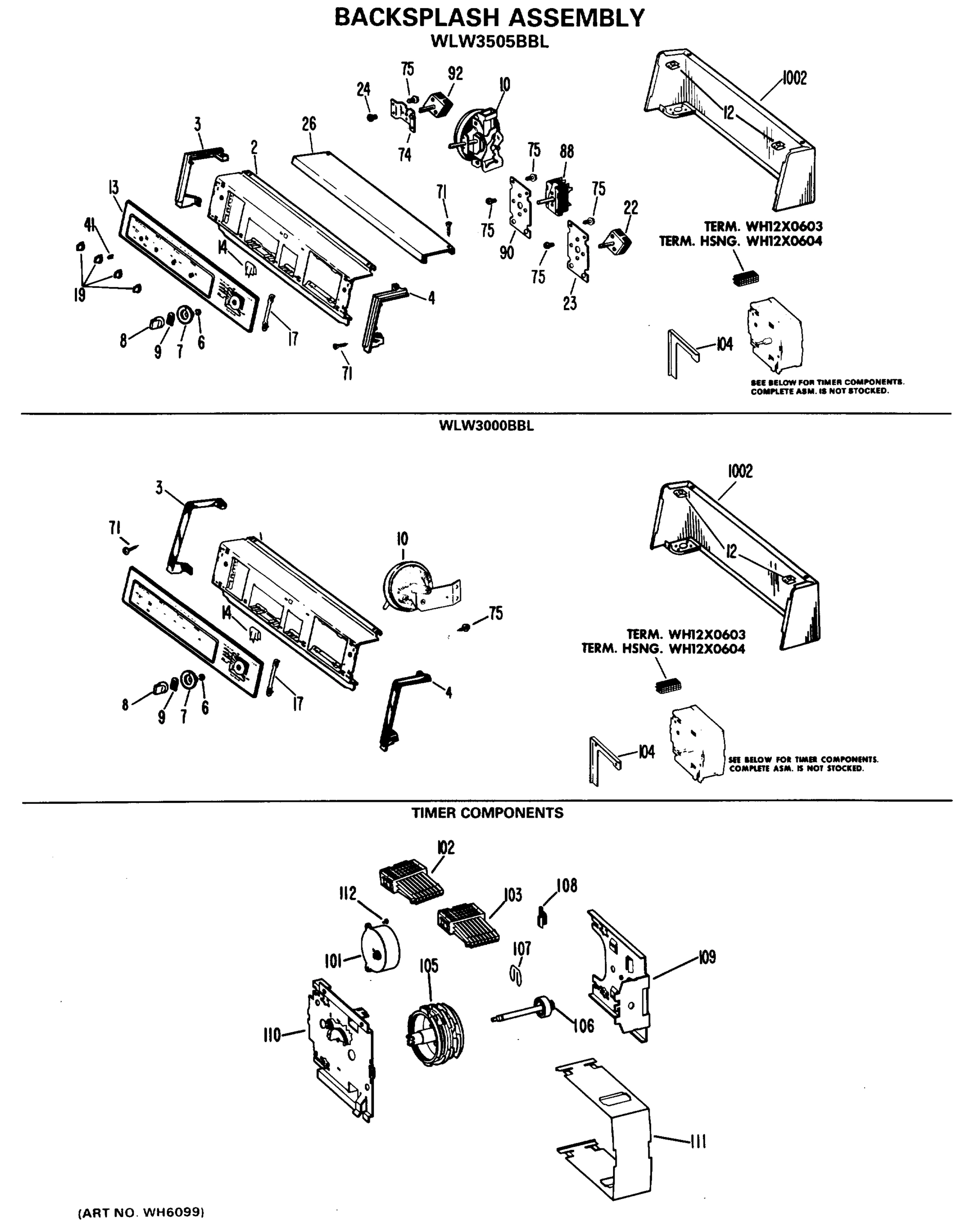 BACKSPLASH ASSEMBLY