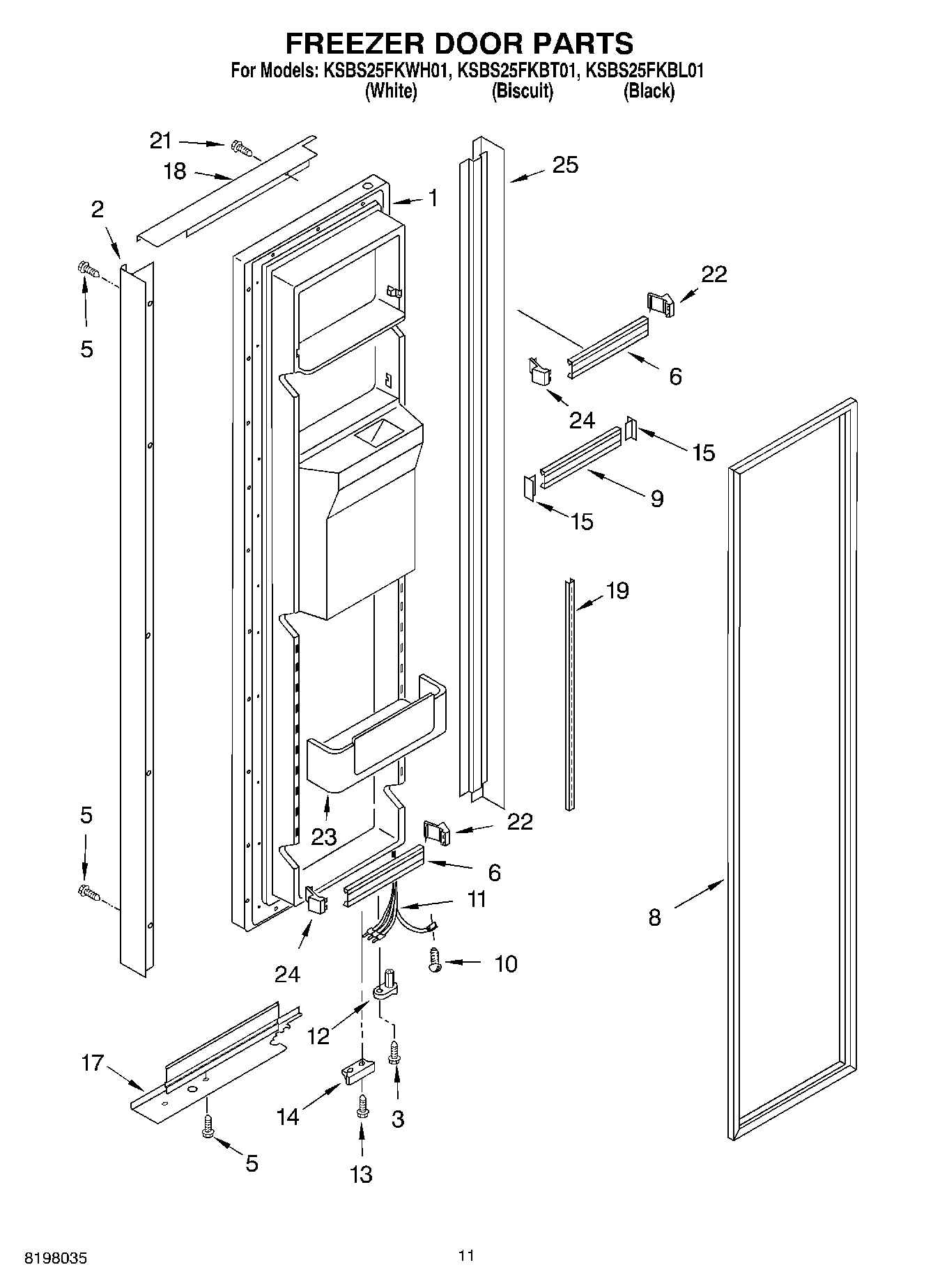 07 - FREEZER DOOR