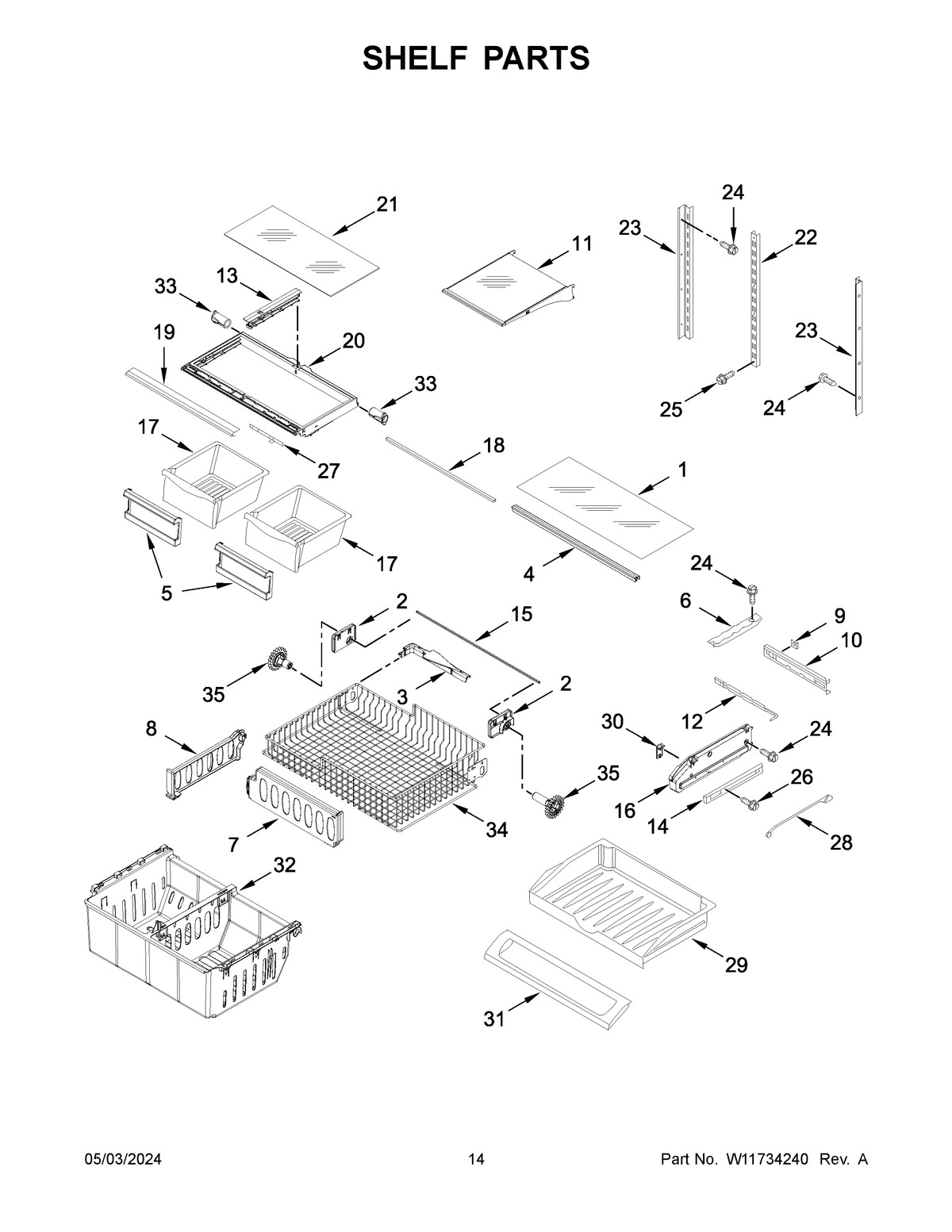 08 - SHELF PARTS
