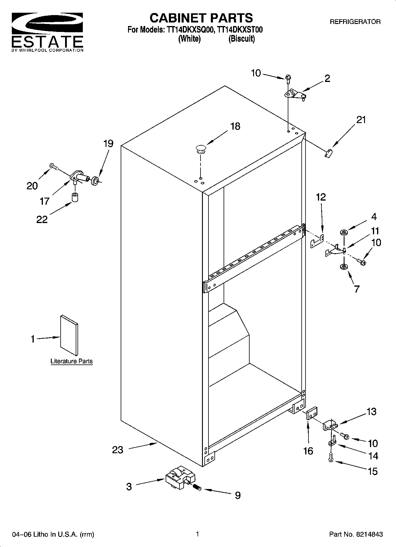 01 - CABINET PARTS