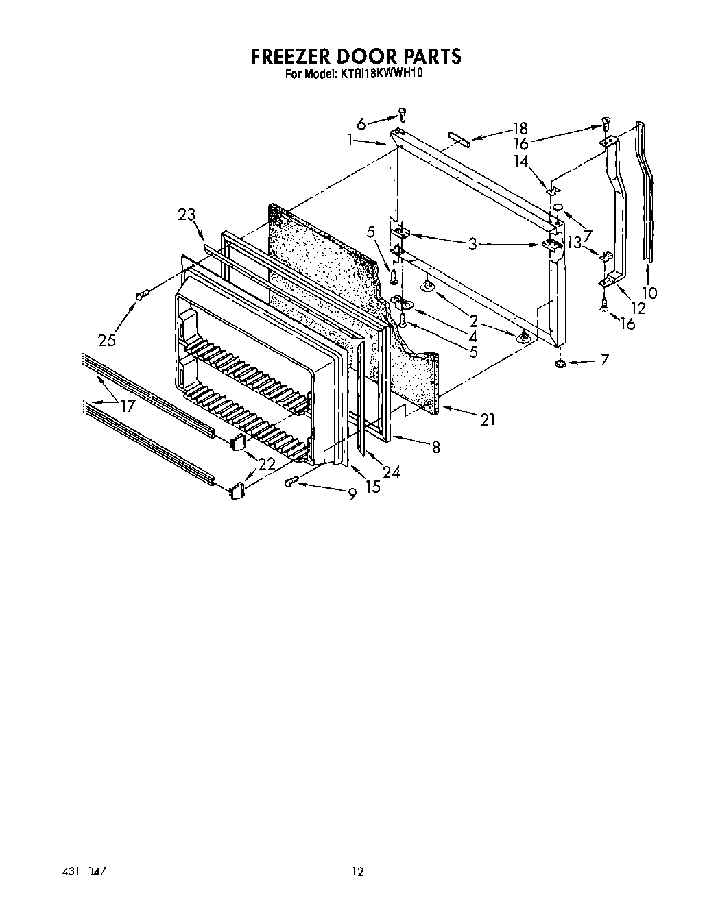 07 - FREEZER DOOR