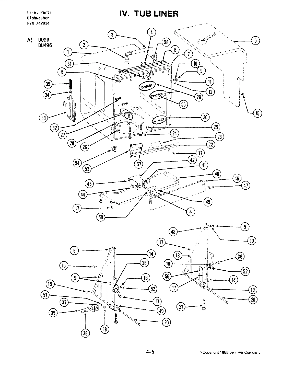 12 - TUB LINER (DU496)