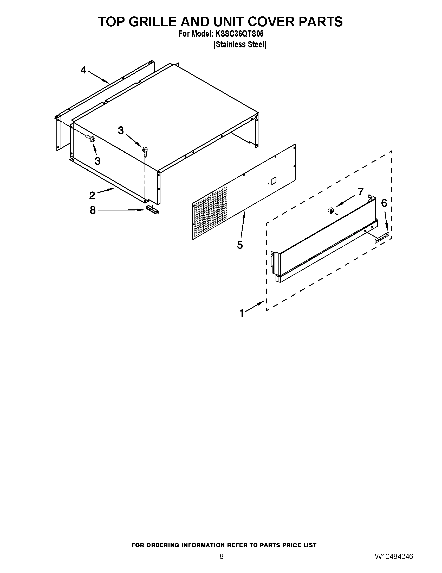 06 - TOP GRILLE AND UNIT COVER PARTS