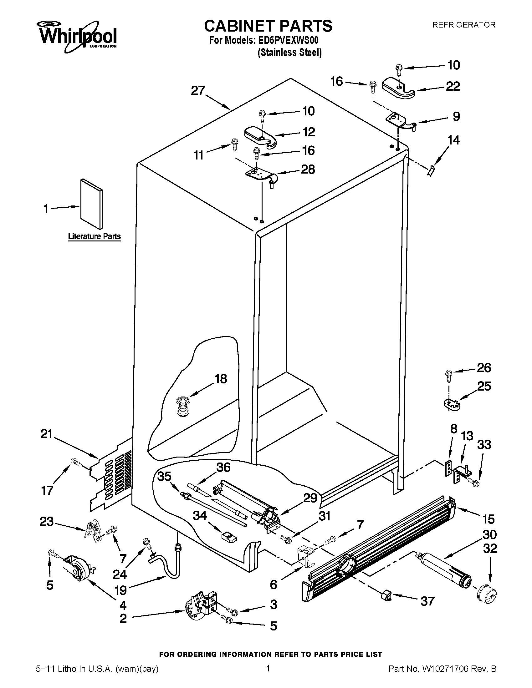 01 - CABINET PARTS