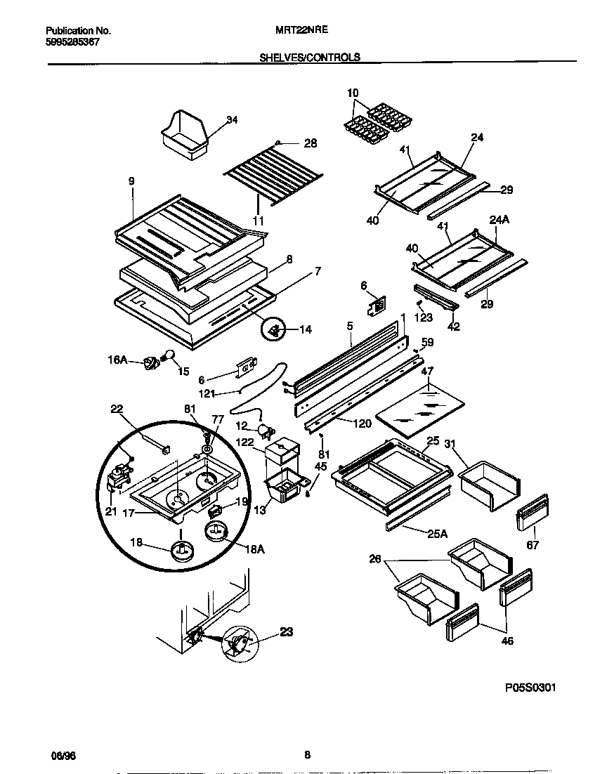 04 - SHELVES/CONTROLS