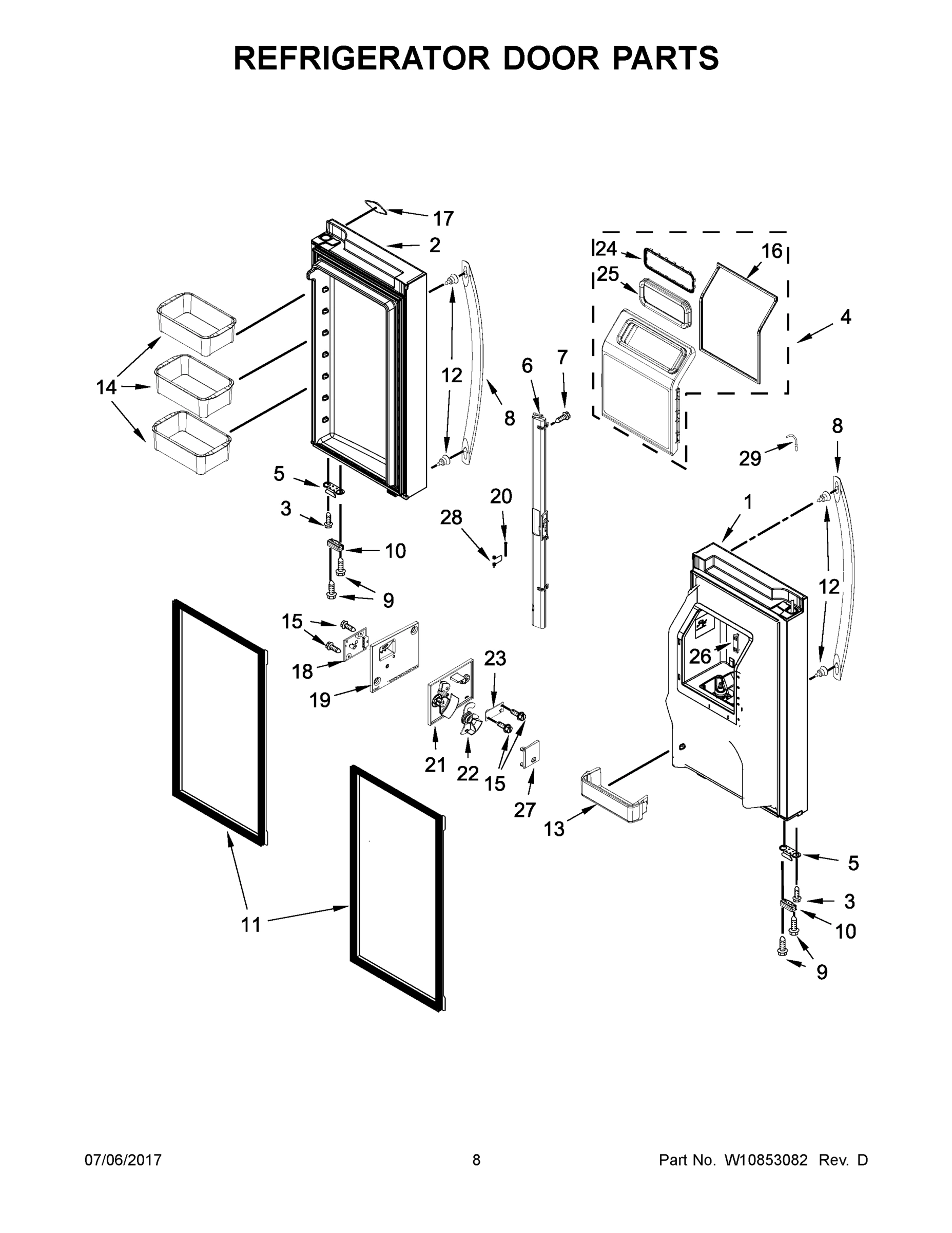05 - REFRIGERATOR DOOR PARTS