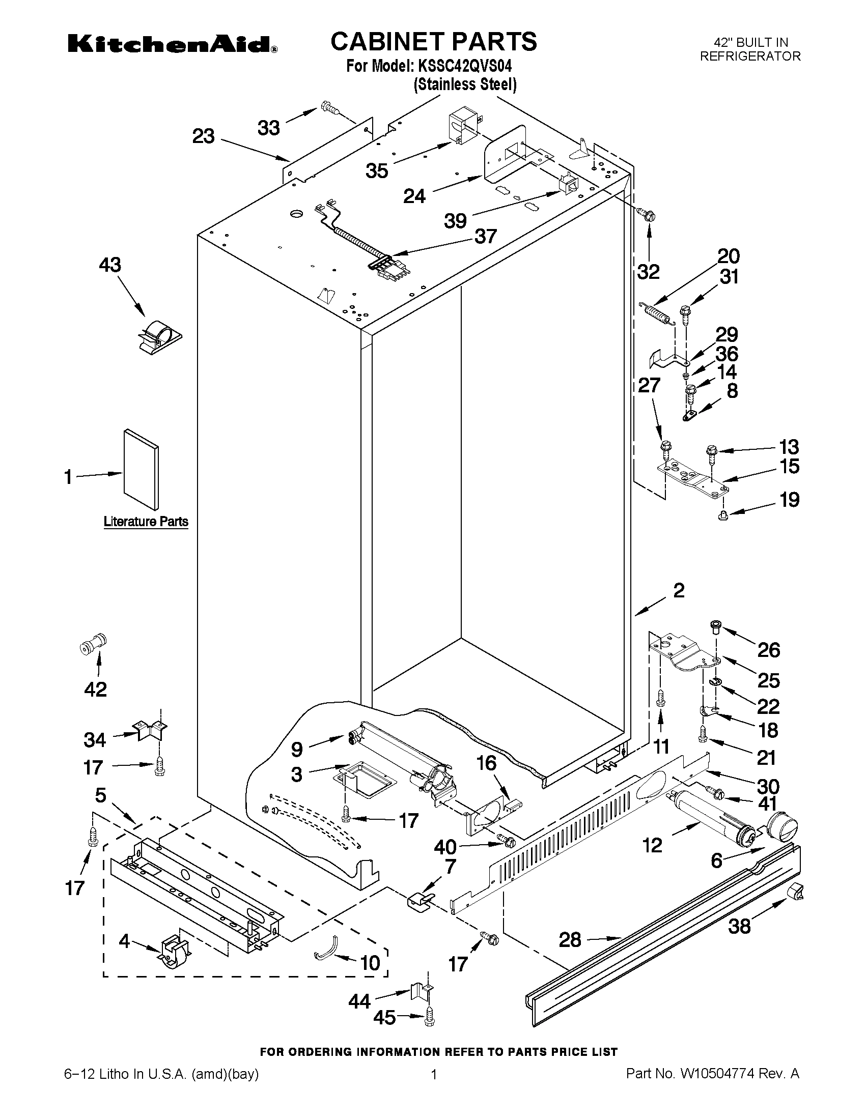 01 - CABINET PARTS