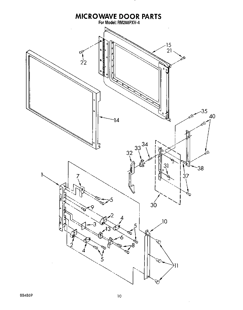 07 - MICROWAVE DOOR