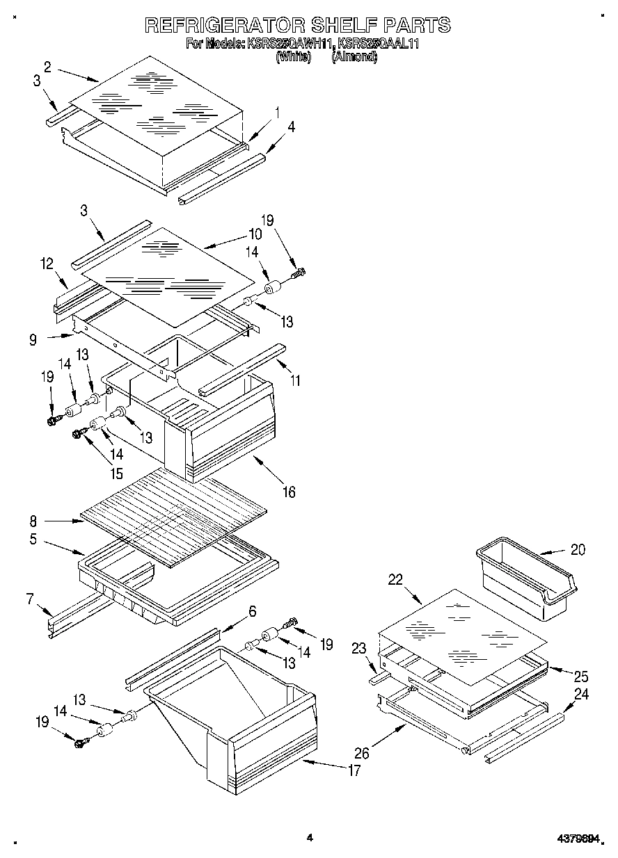 03 - REFRIGERATOR SHELF