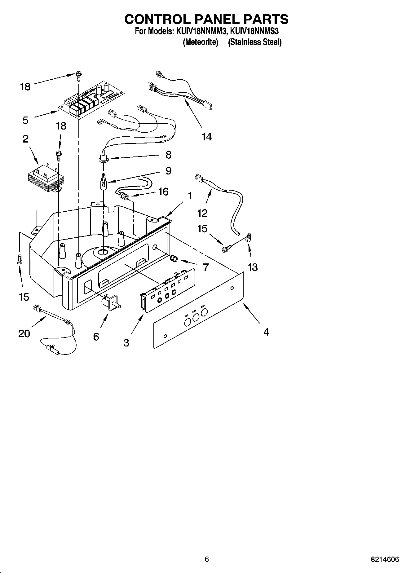 04 - CONTROL PANEL PARTS