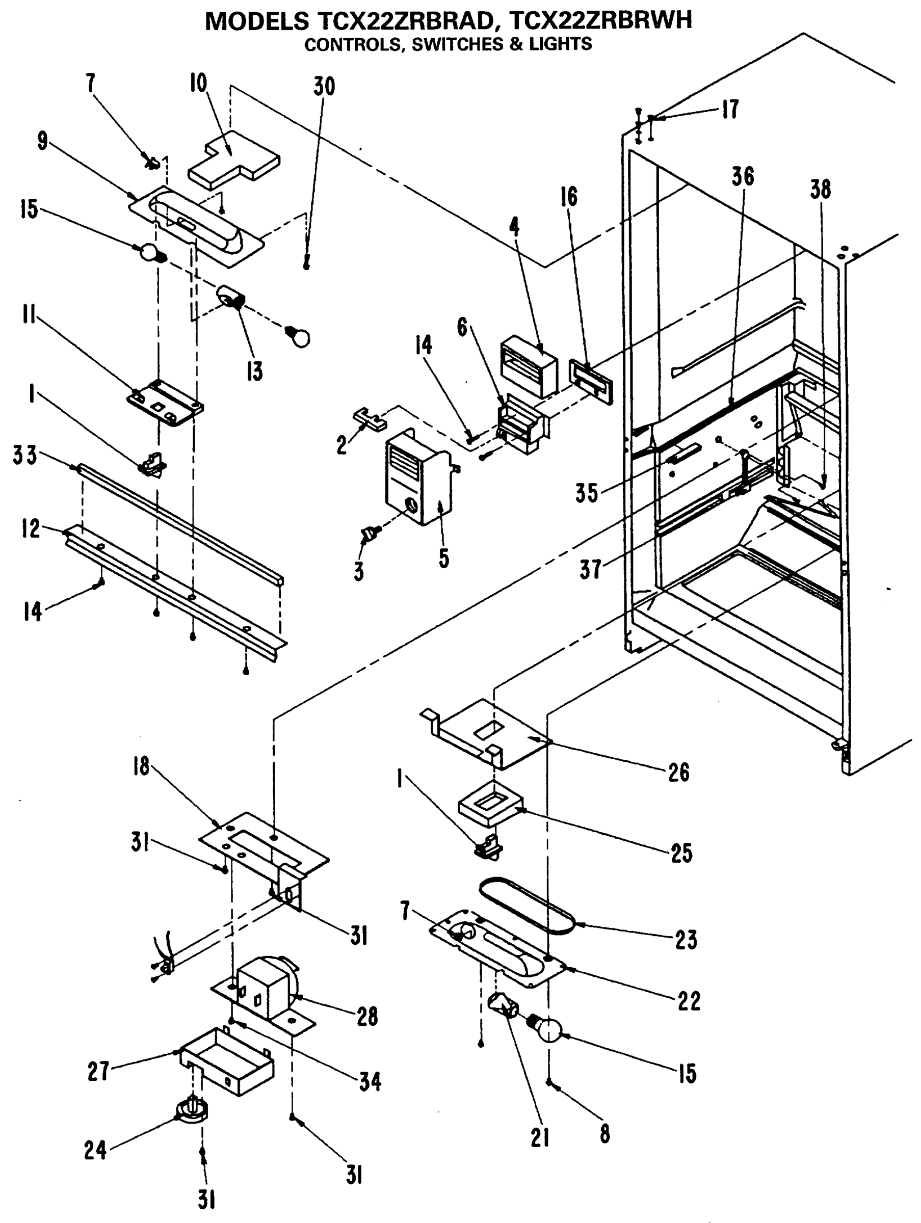 CONTROLS, SWITCHES & LIGHTS