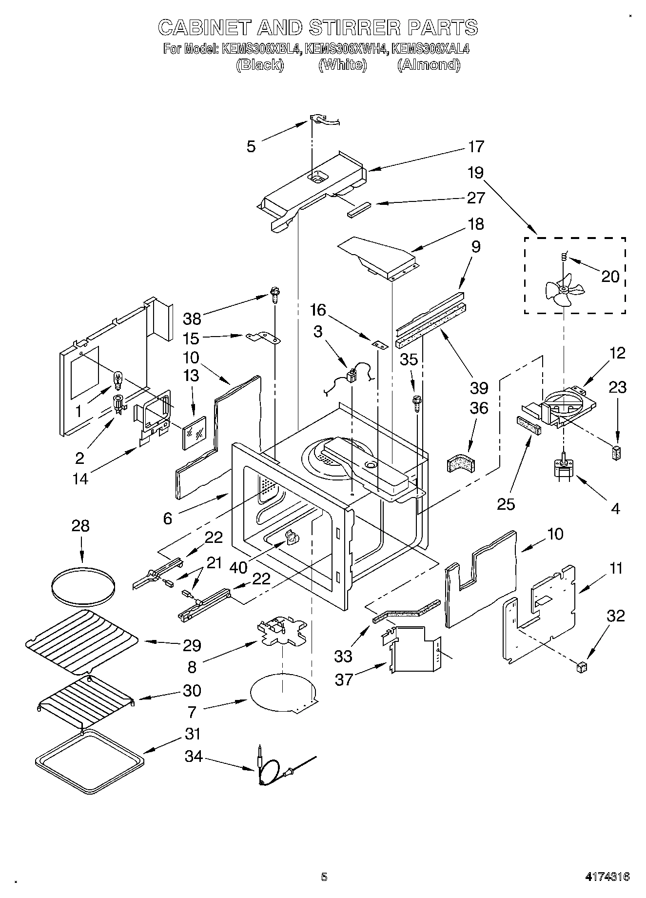 03 - CABINET AND STIRRER, OPTIONAL
