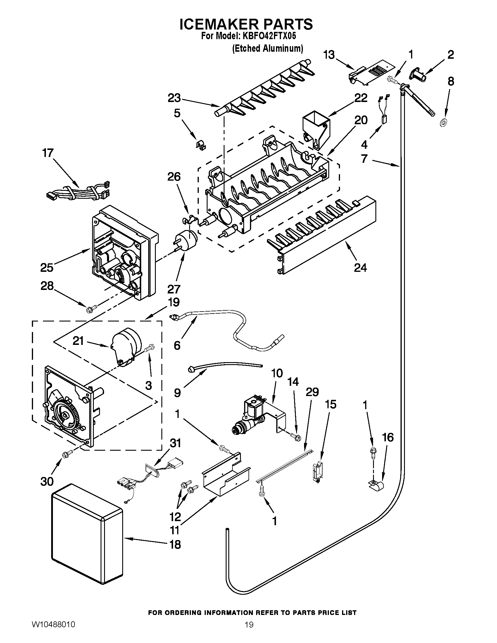 11 - ICEMAKER PARTS
