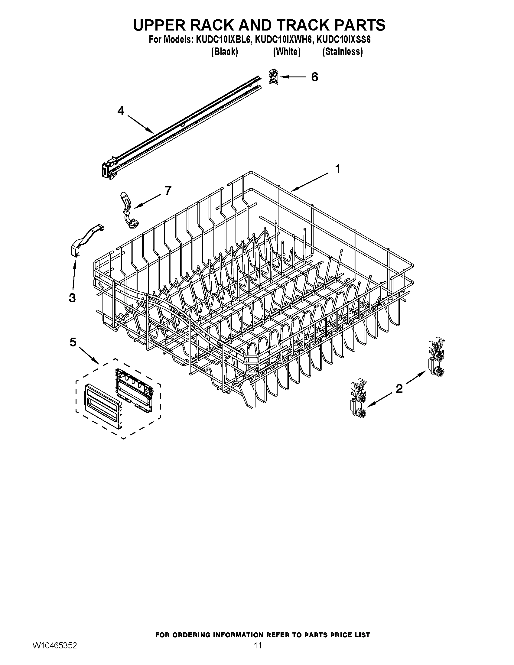09 - UPPER RACK AND TRACK PARTS