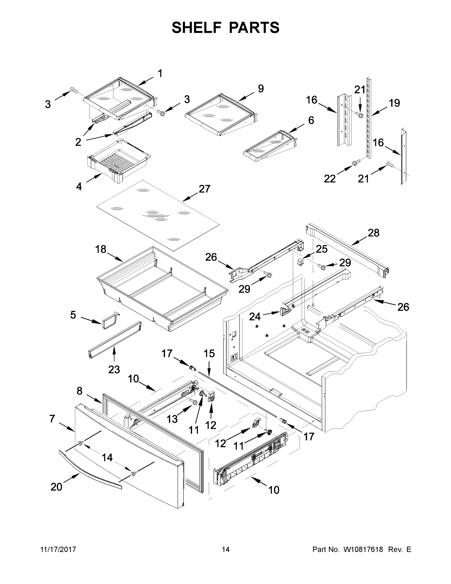 08 - SHELF PARTS