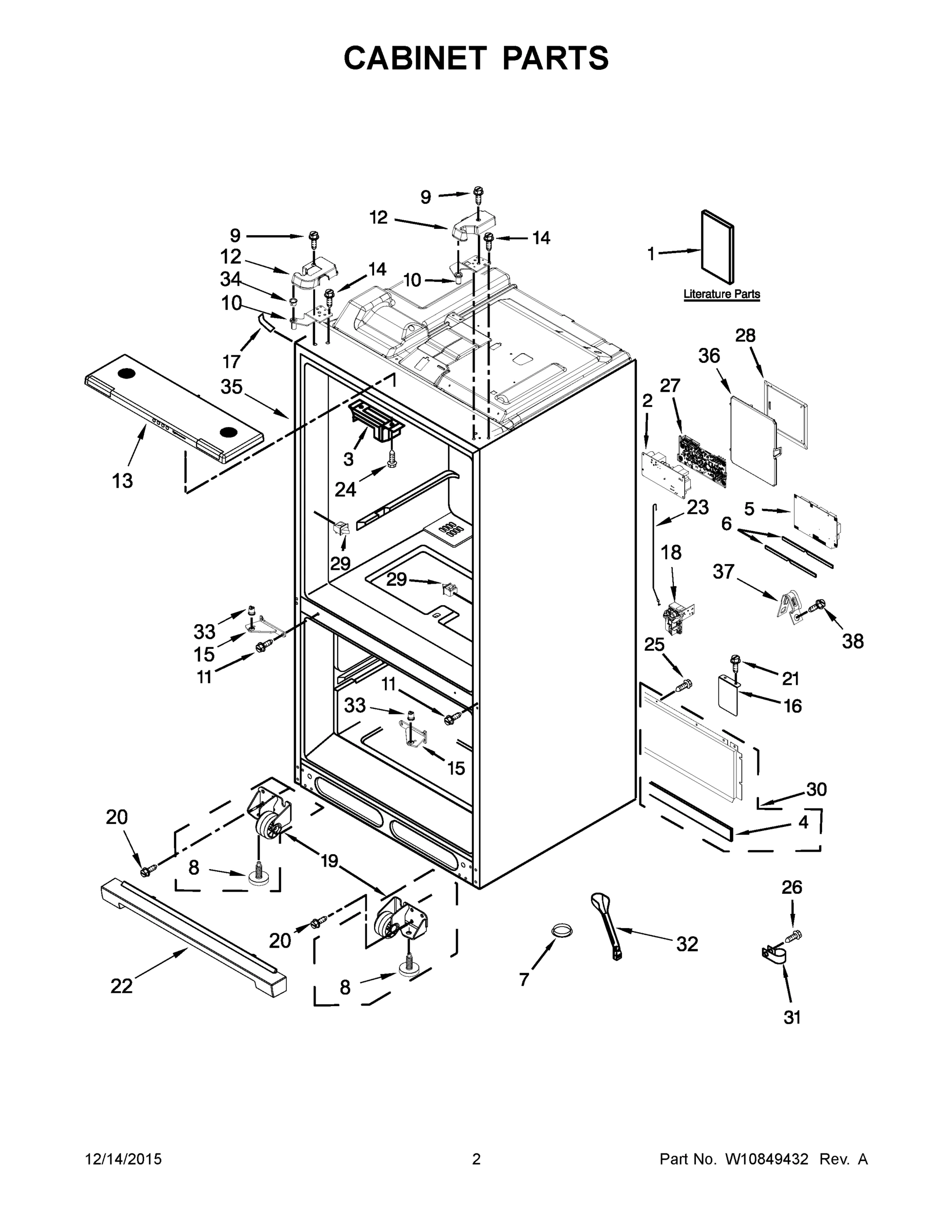 02 - CABINET PARTS
