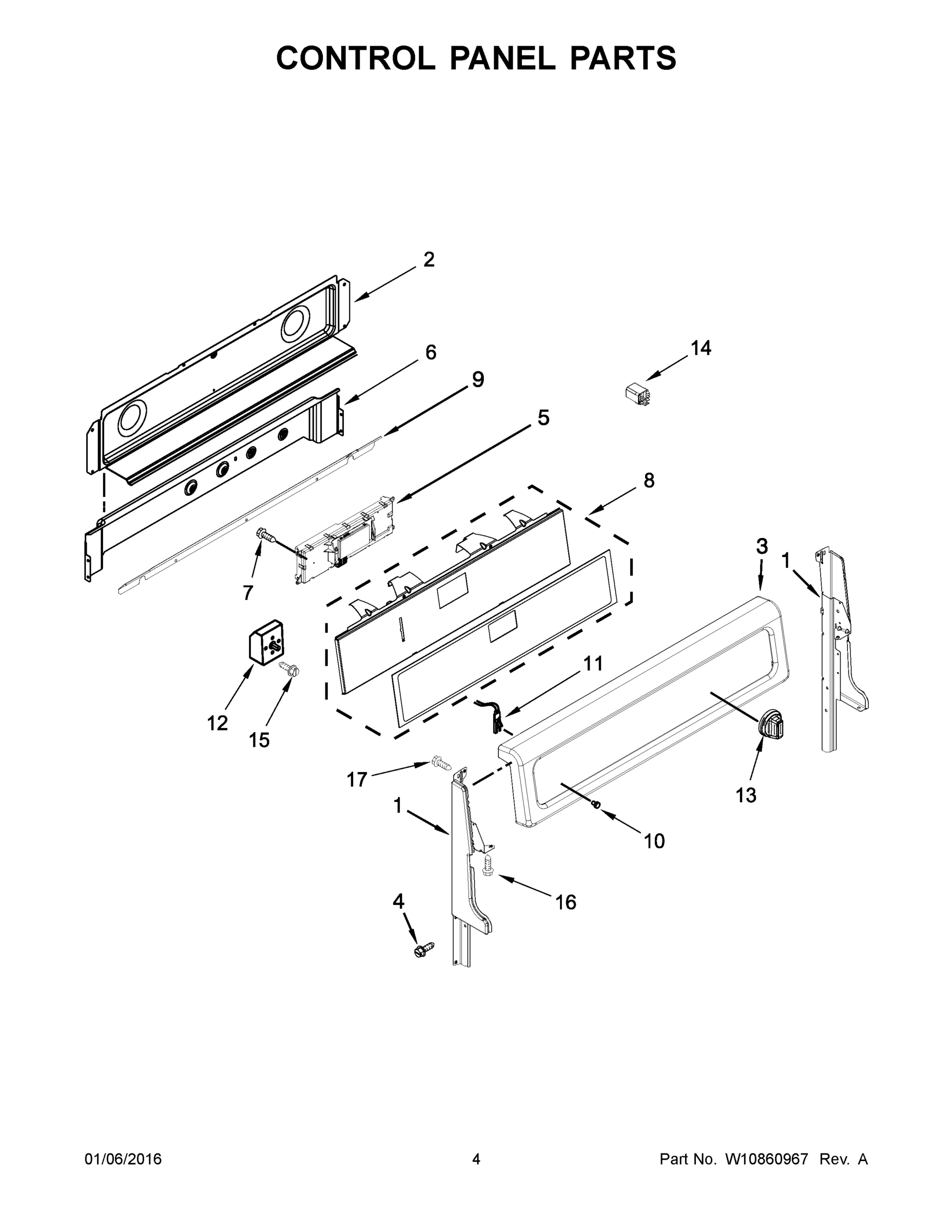 03 - CONTROL PANEL PARTS
