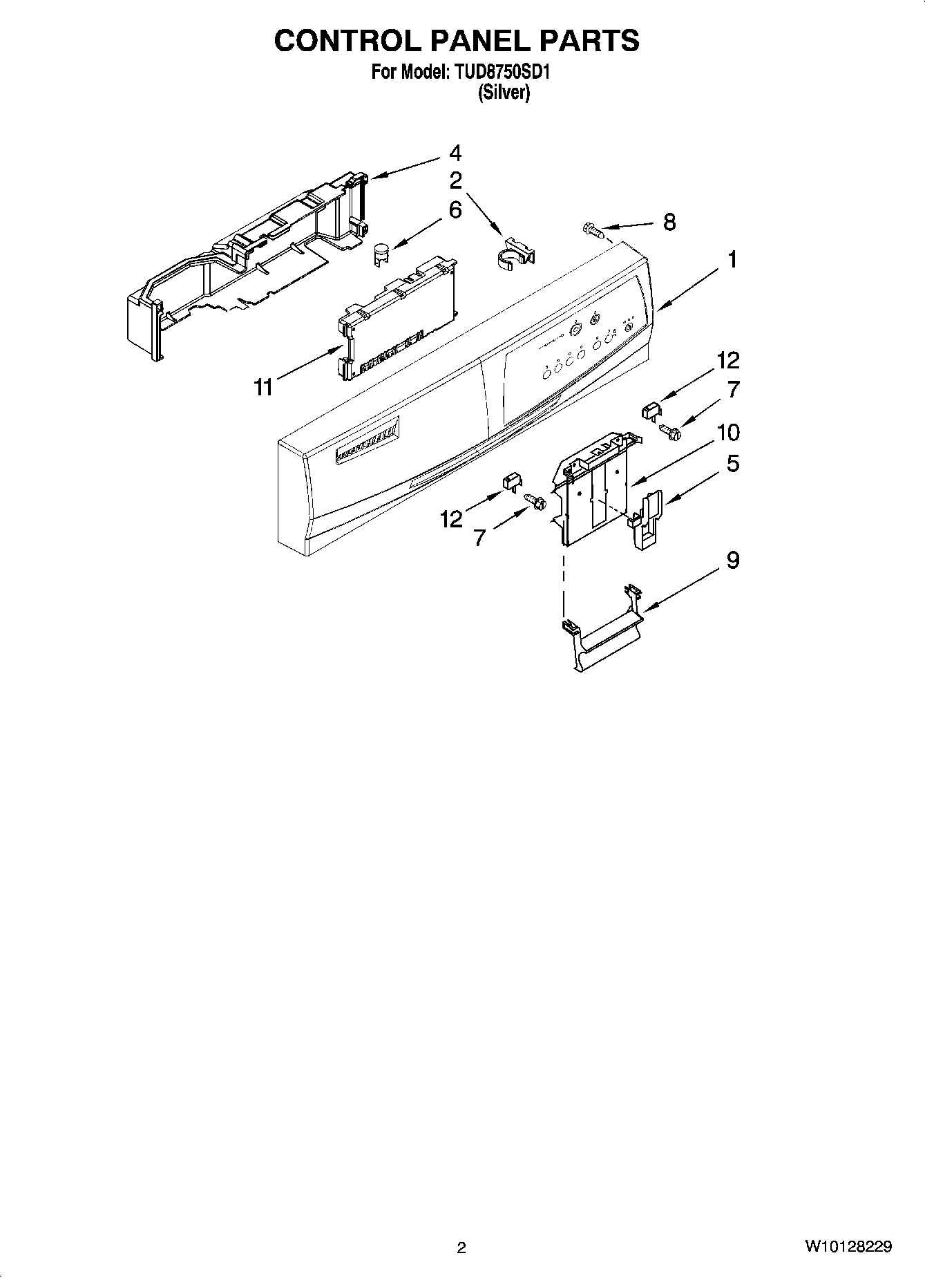 02 - CONTROL PANEL PARTS