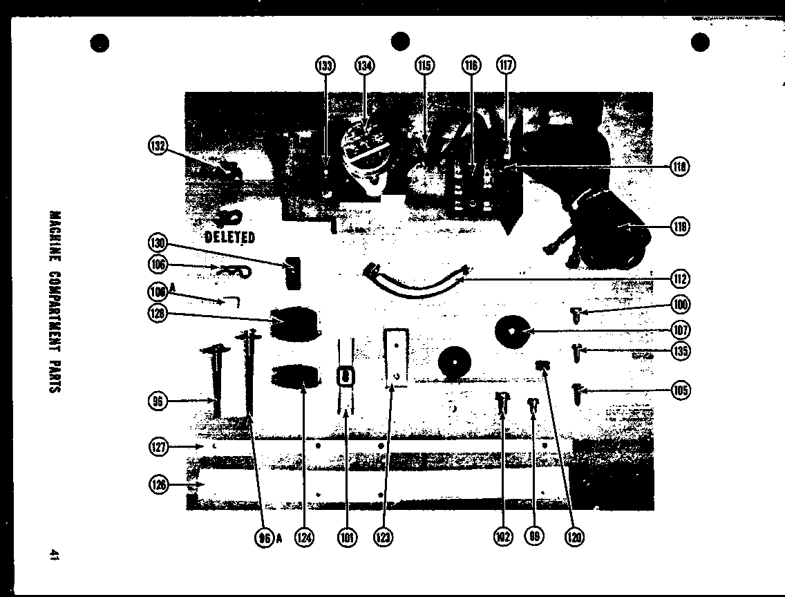 13 - MACHINE COMPARTMENT PARTS