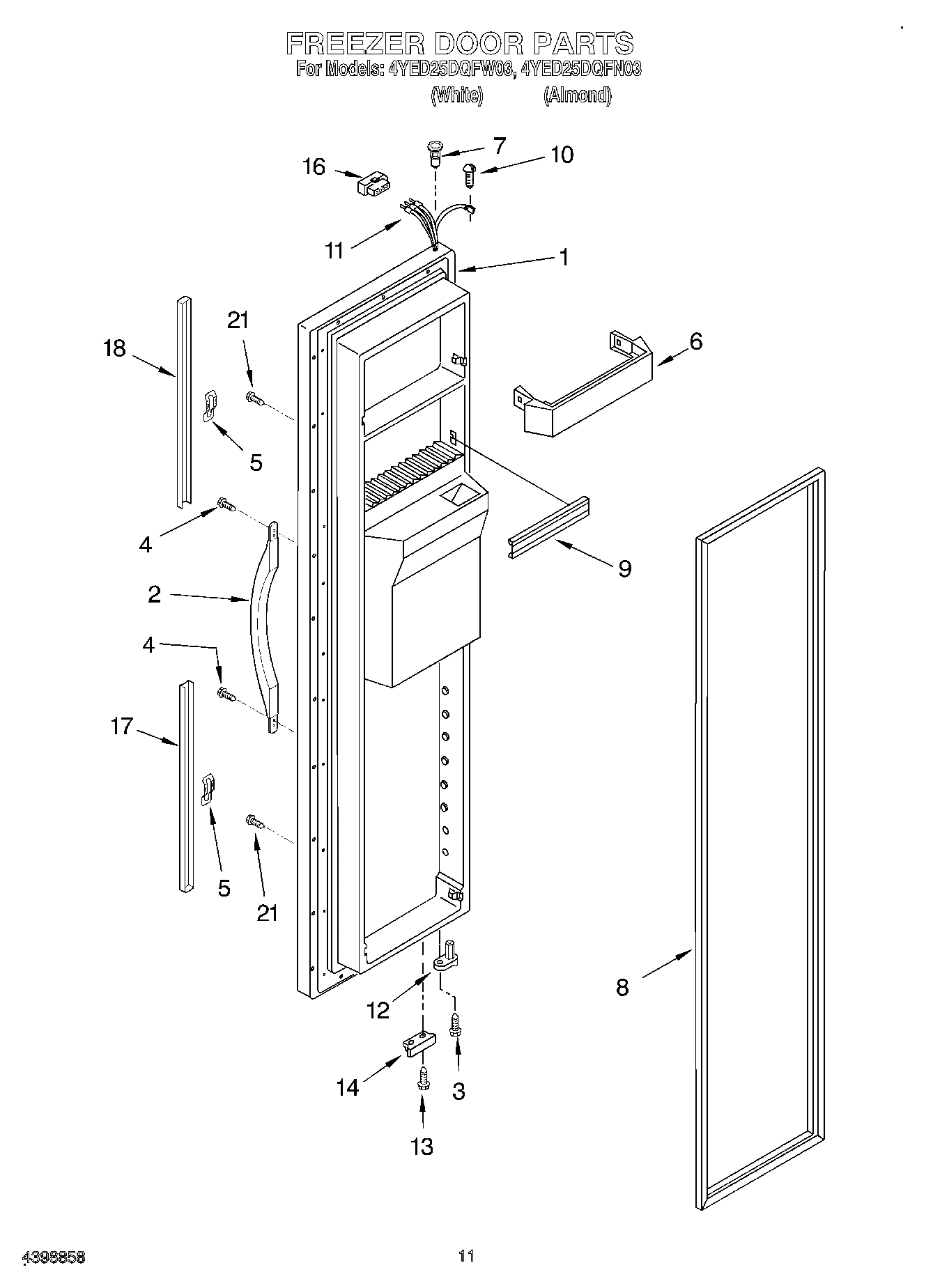 07 - FREEZER DOOR