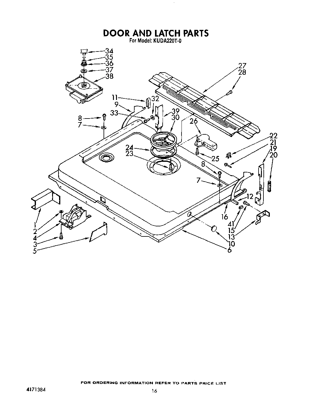 13 - DOOR AND LATCH